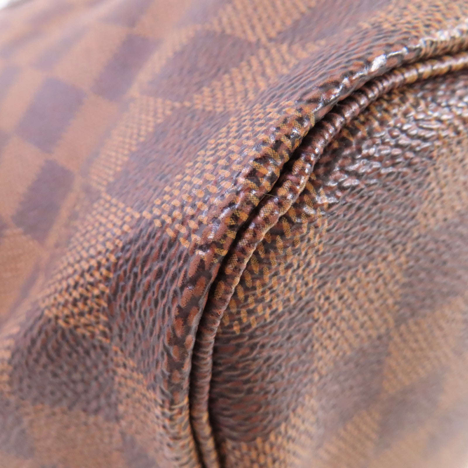 LOUIS VUITTON Damier Ebene Neverfull MM Tote Bag金扣肩背袋啡色