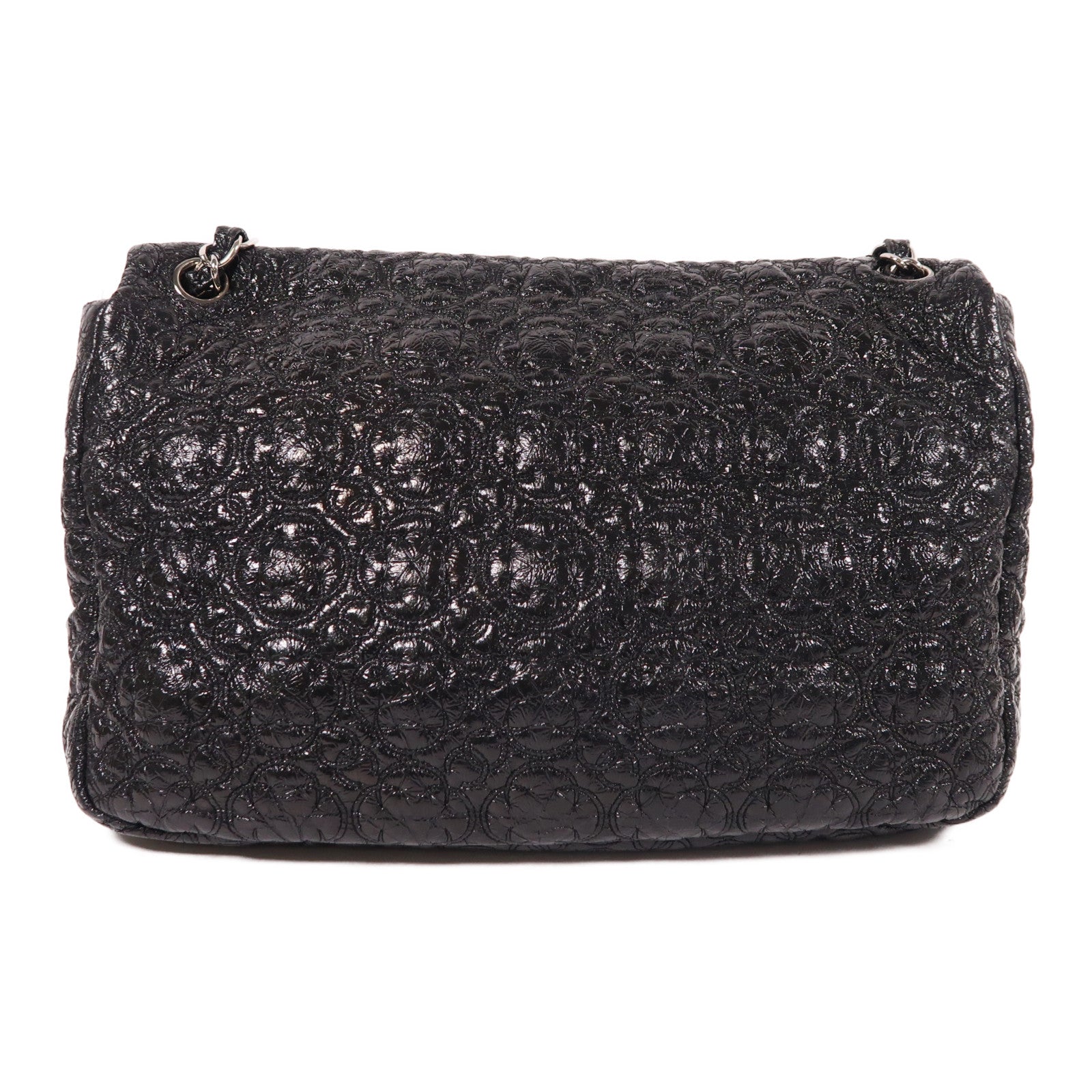 CHANEL 【激減優惠】皮革Shoulder Bag銀扣鏈帶肩背袋