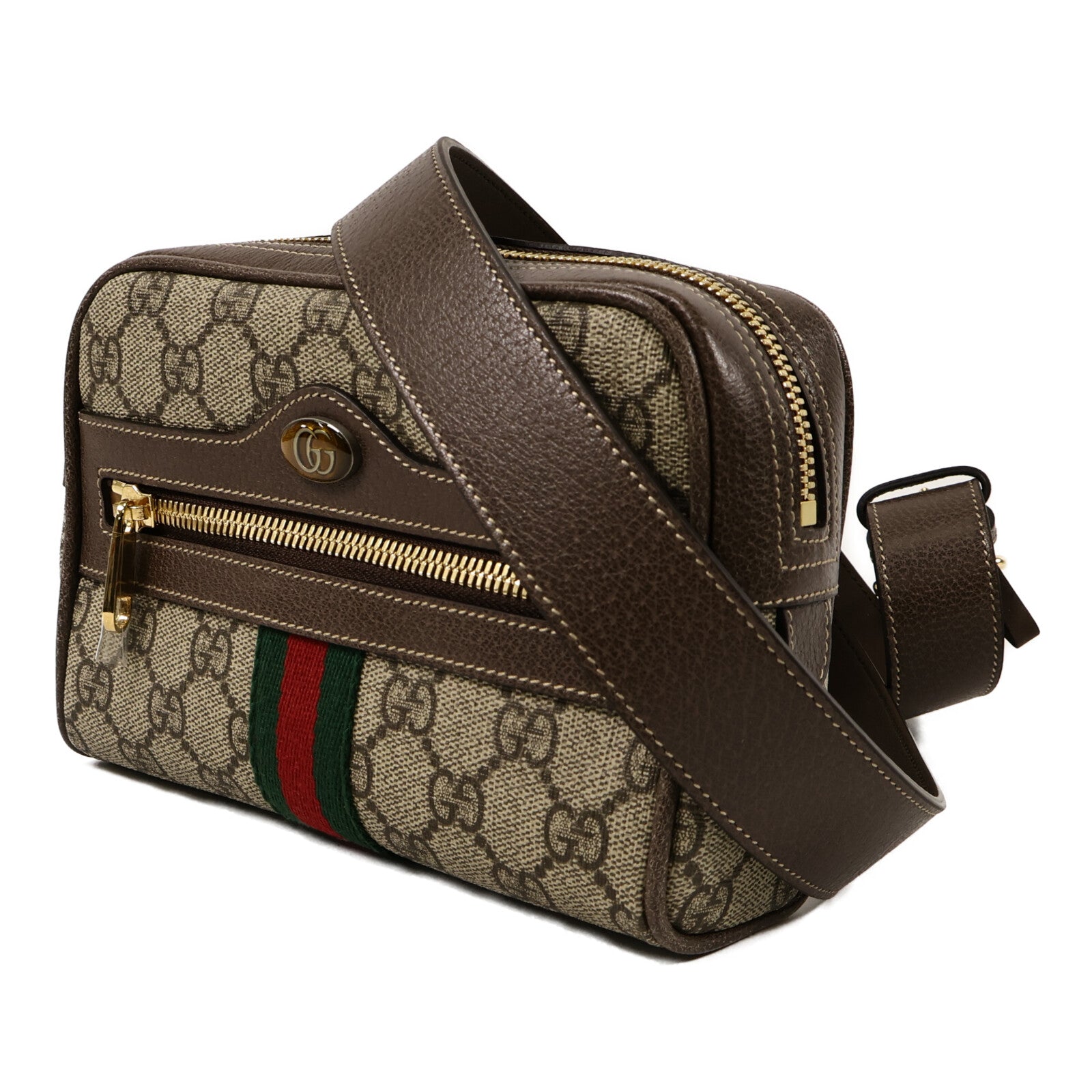 GUCCI 塗層帆布Ophidia GG Supreme腰包