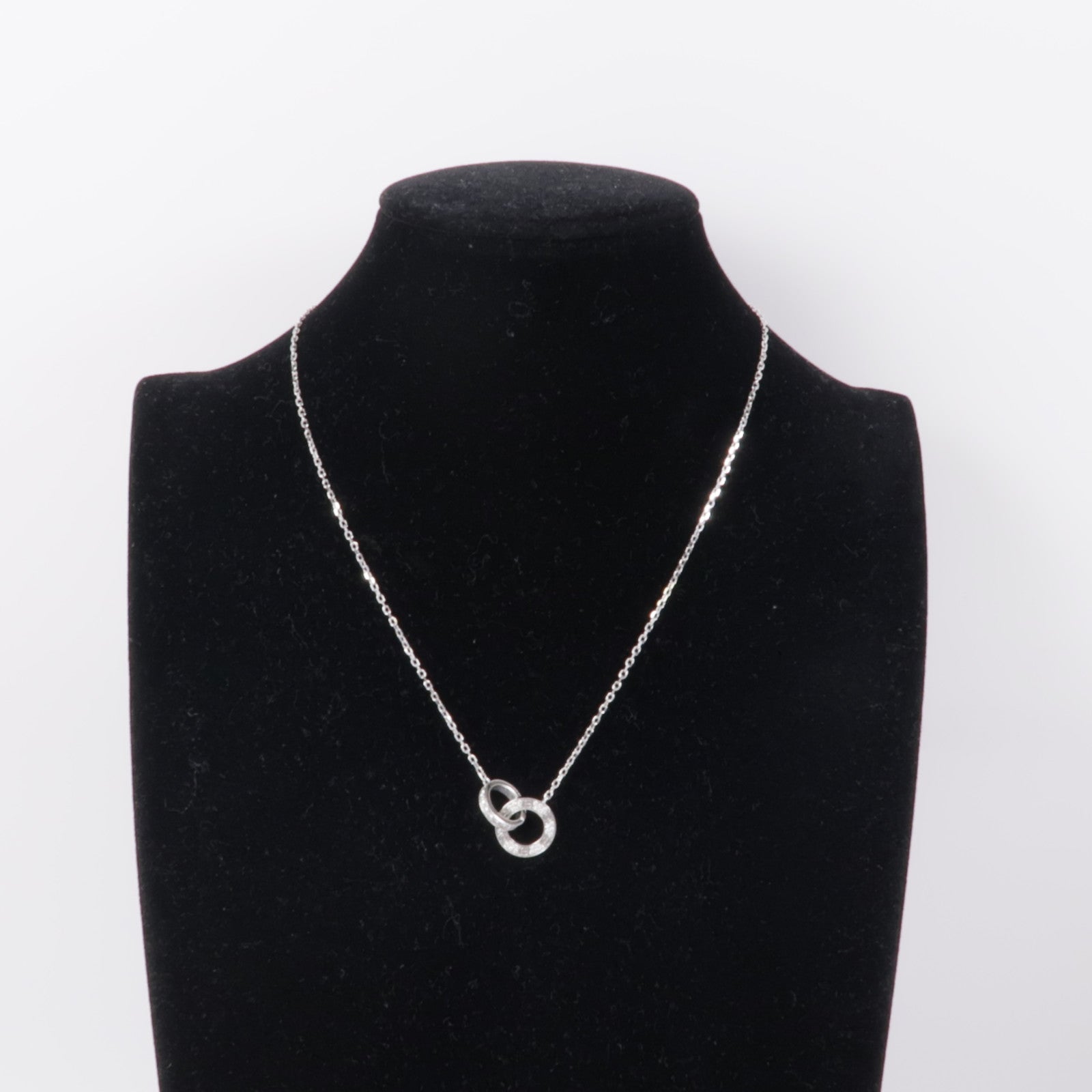 CARTIER 【激減優惠】18K白金/鑽石Love Necklace項鏈