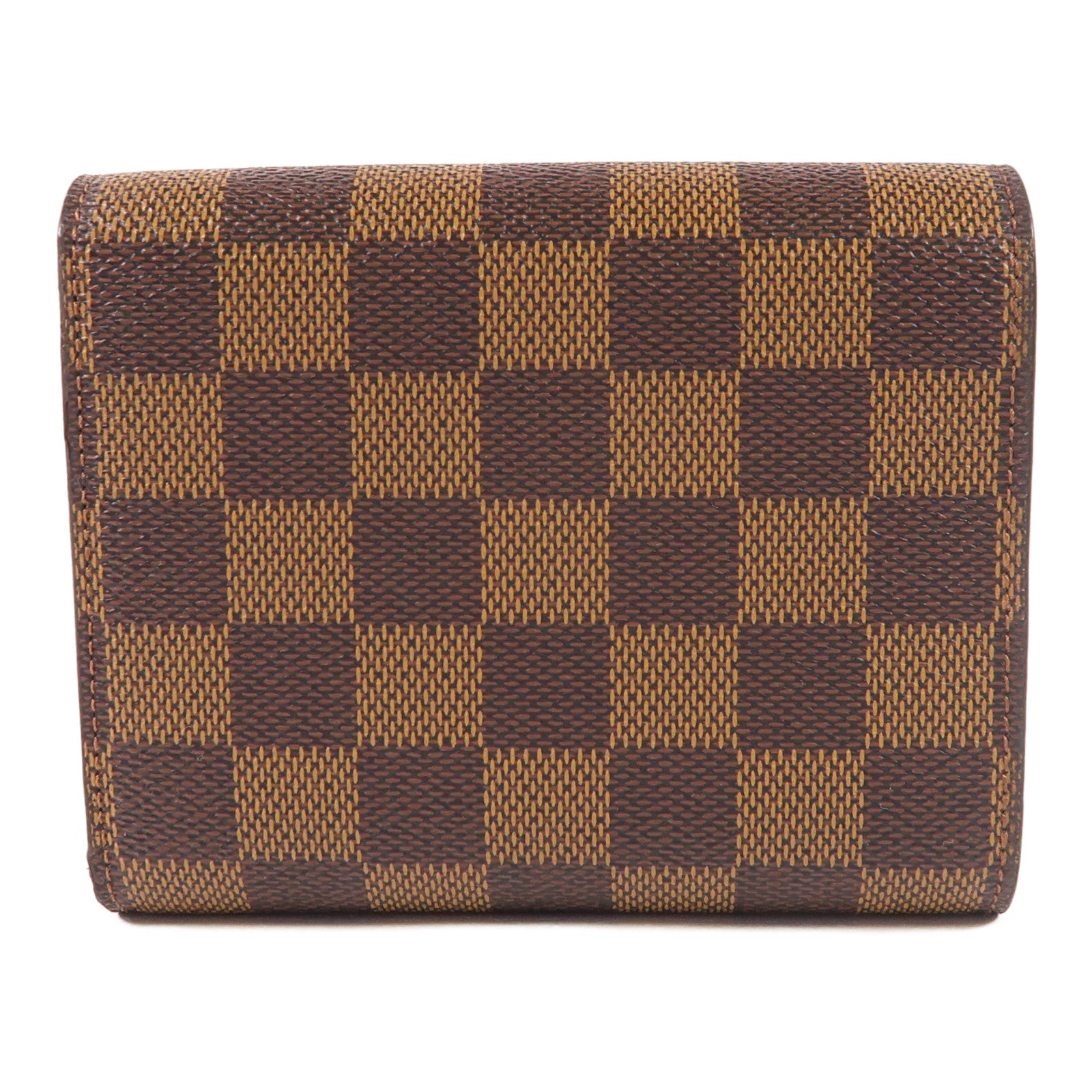 LOUIS VUITTON LV GHW Joey Wallet N60034 Damier Brown