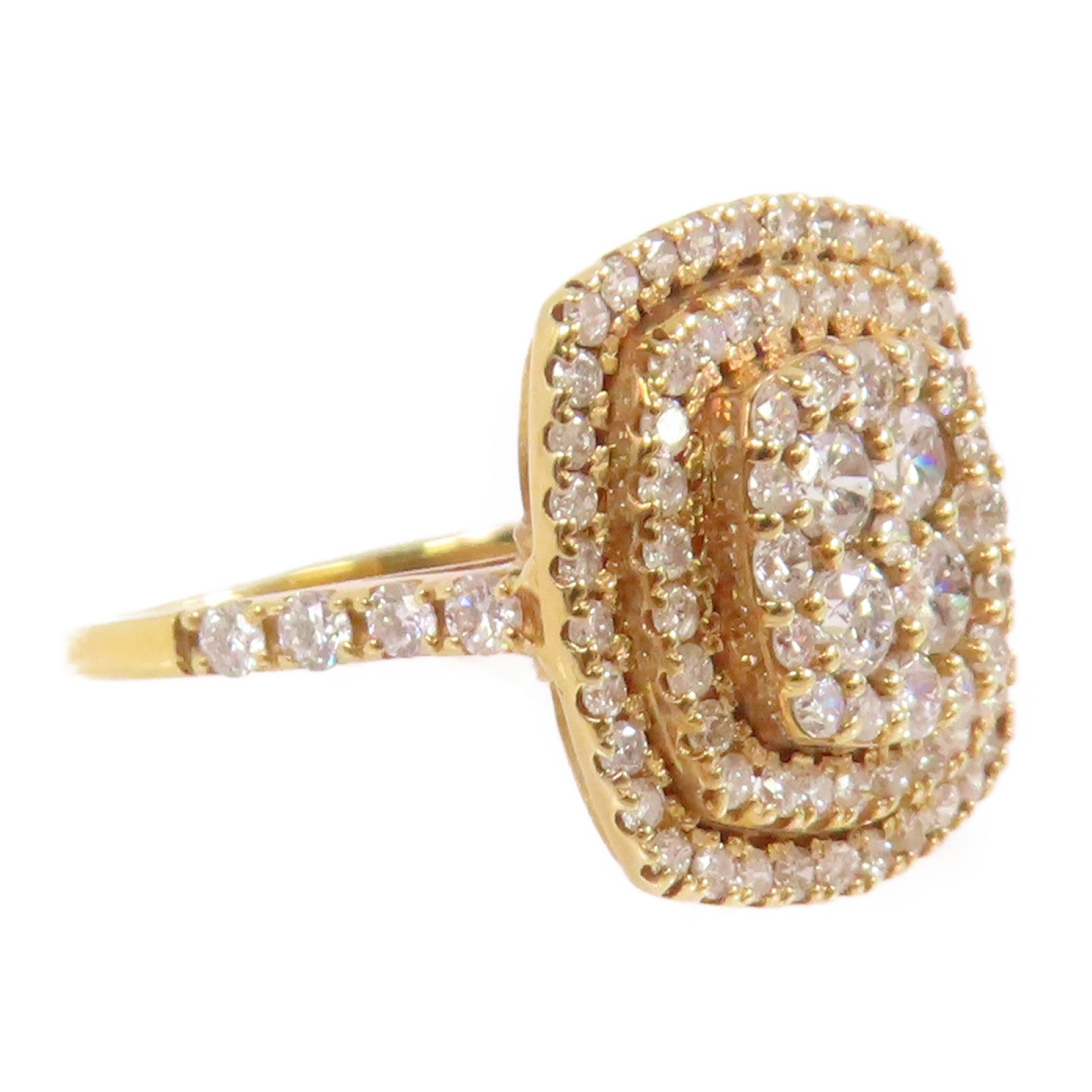 JEWELRY 【激減優惠】18K黃金/鑽石Diamond Ring戒指US#4