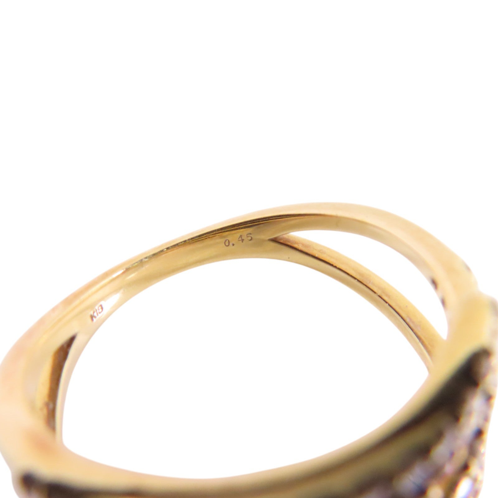 JEWELRY 18K黃金/鑽石Diamond Ring戒指US#6.25