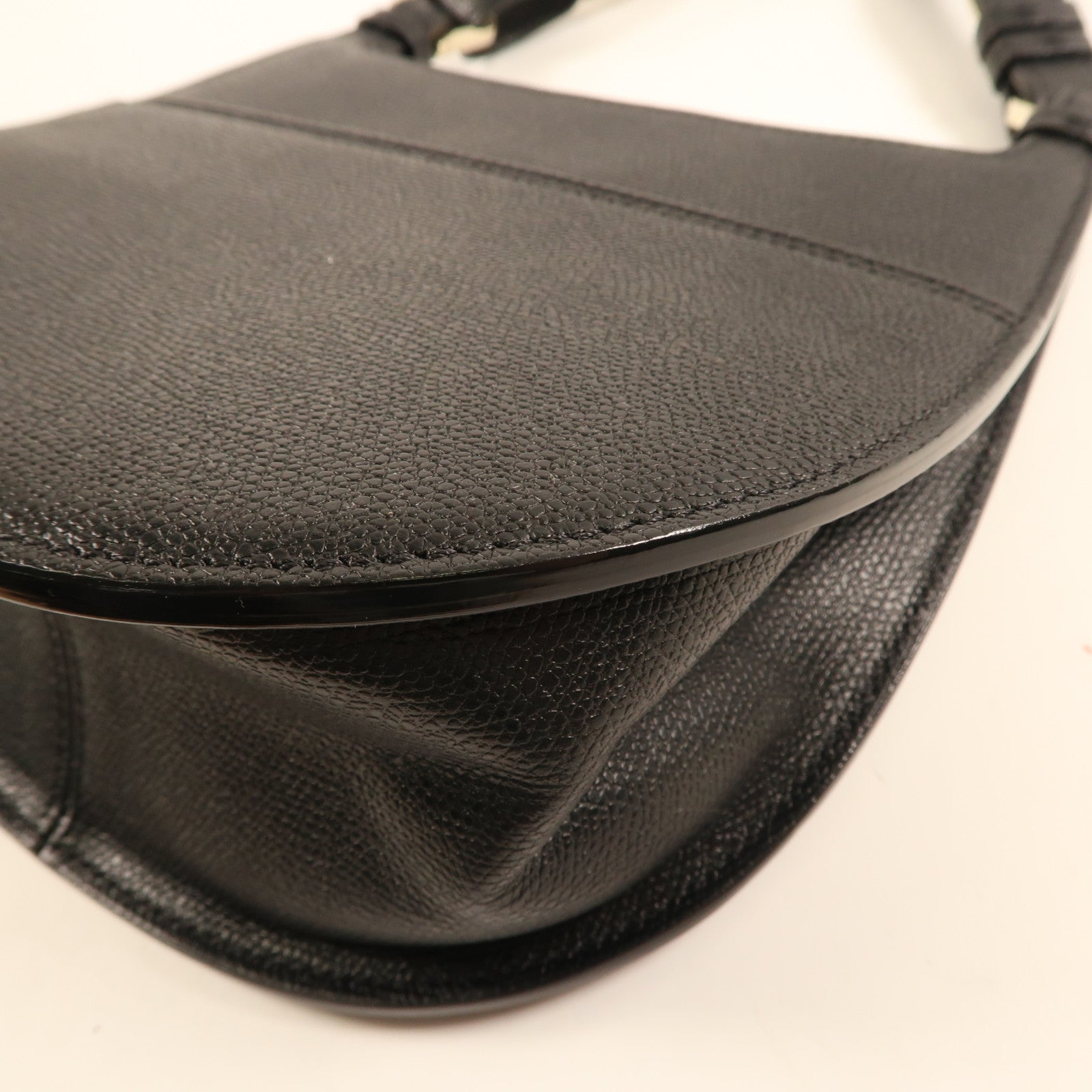 SELECTION 牛皮皮革Hobo Weekend Mini Bag金扣肩背袋