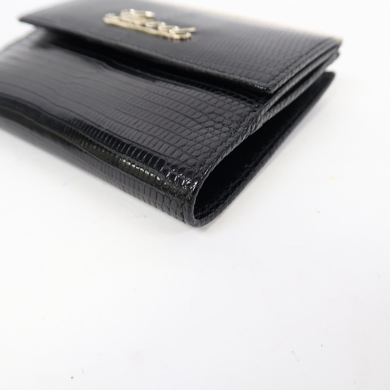GUCCI 牛皮皮革Wallet金扣錢包黑色