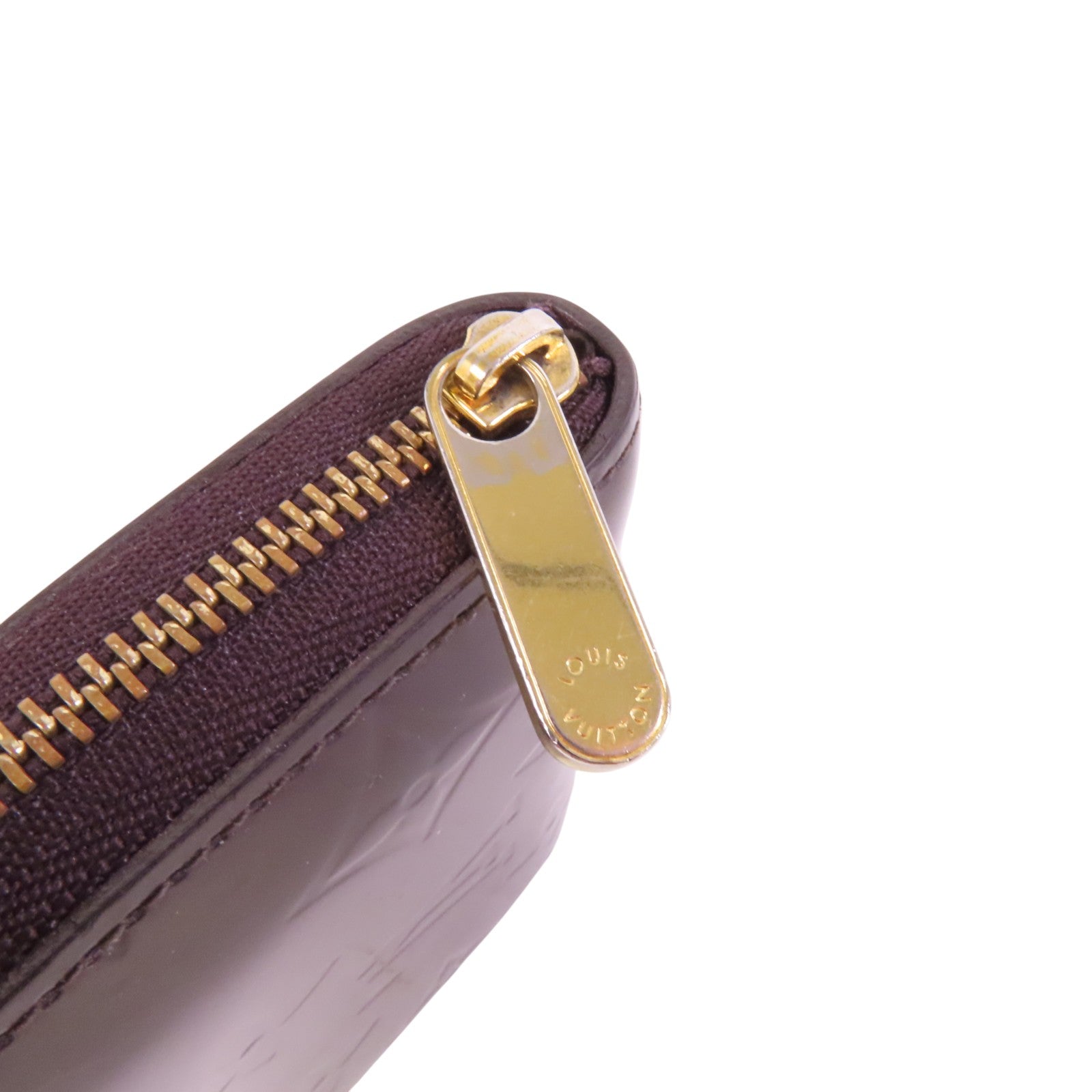 LOUIS VUITTON Monogram Vernis Zippy Coin Purse金扣拉鏈零錢包