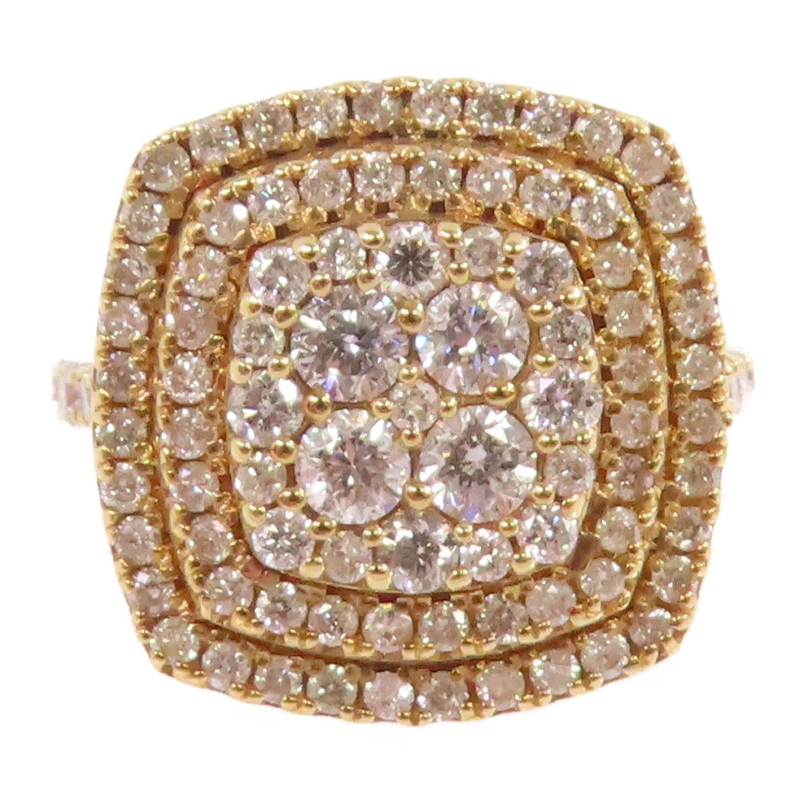 JEWELRY 【激減優惠】18K黃金/鑽石Diamond Ring戒指US#4