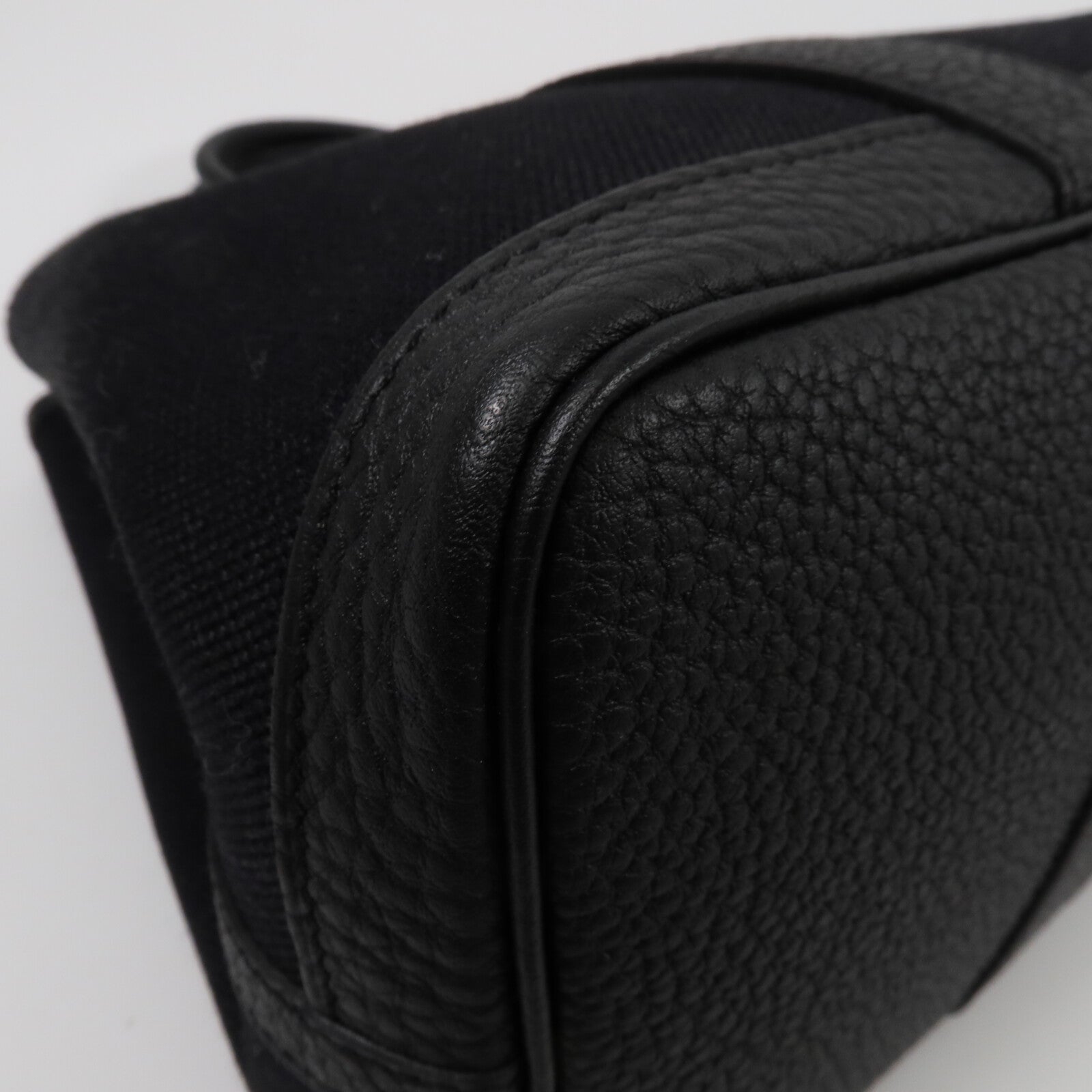HERMES 帆布Garden Party TPM手挽袋Noir