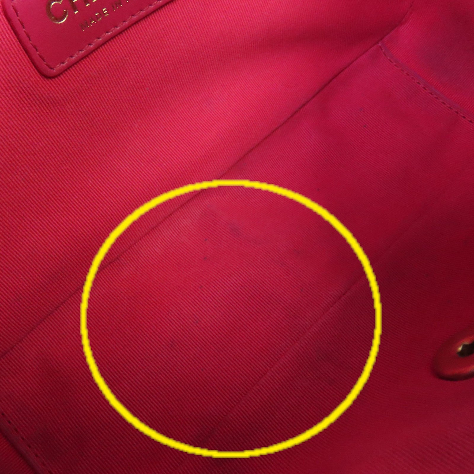 CHANEL 牛皮皮革Chain Shoulder Bag金扣鏈帶肩背袋