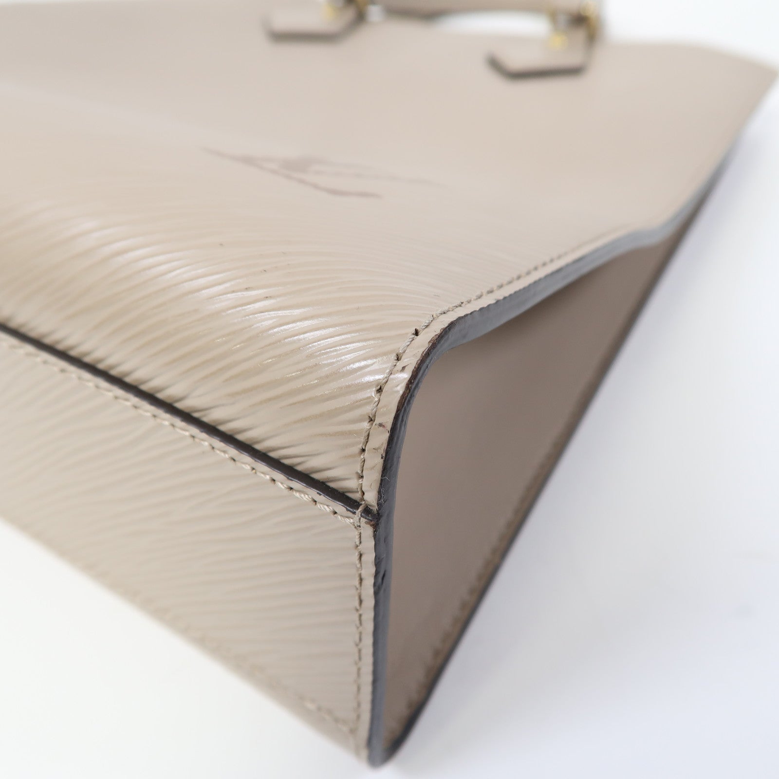 LOUIS VUITTON (PRICE DOWN) LV GHW Sac Plat PM 2 Way Shoulder Bag M58658 Epi Khaki