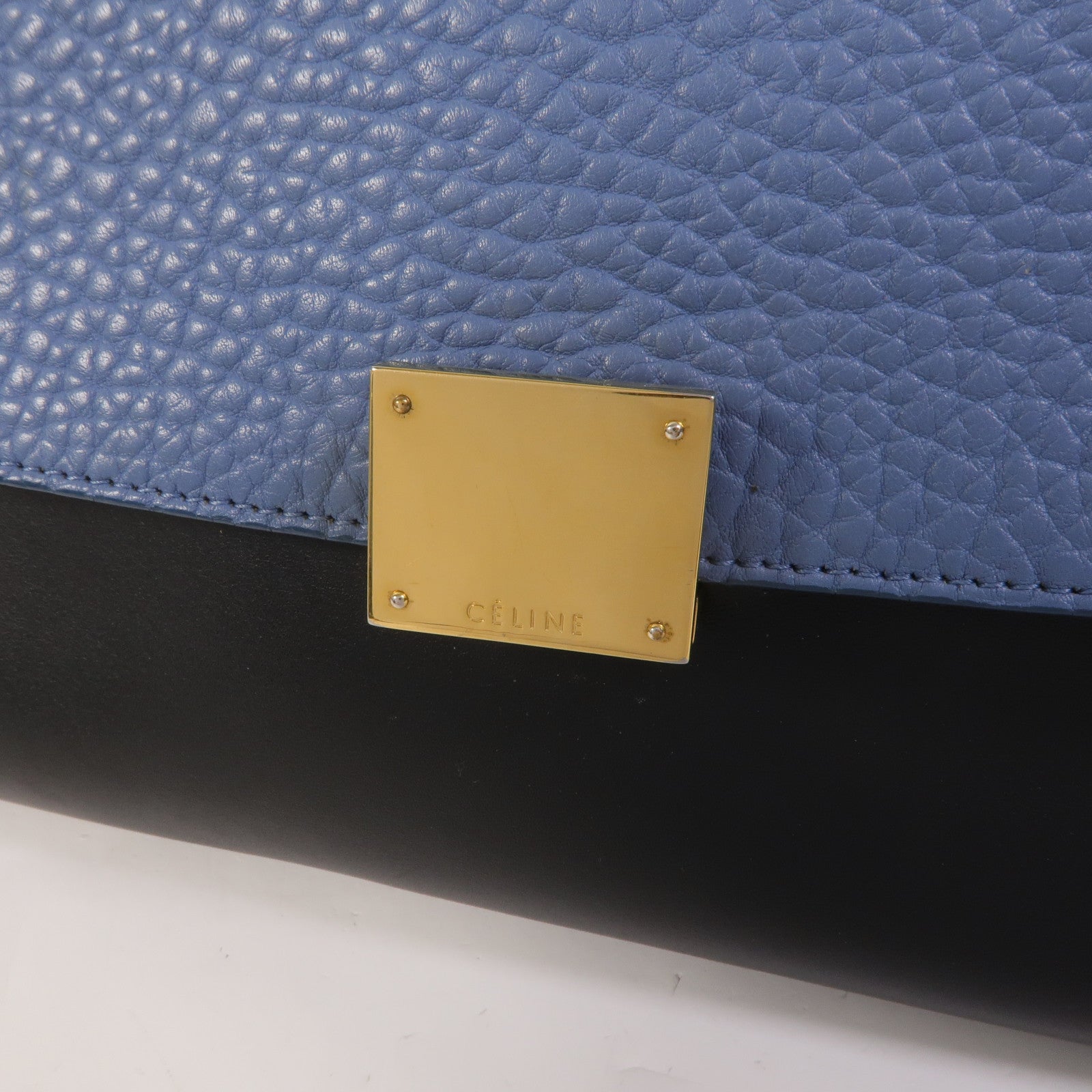 CELINE 牛皮皮革Trapeze手挽肩背兩用袋