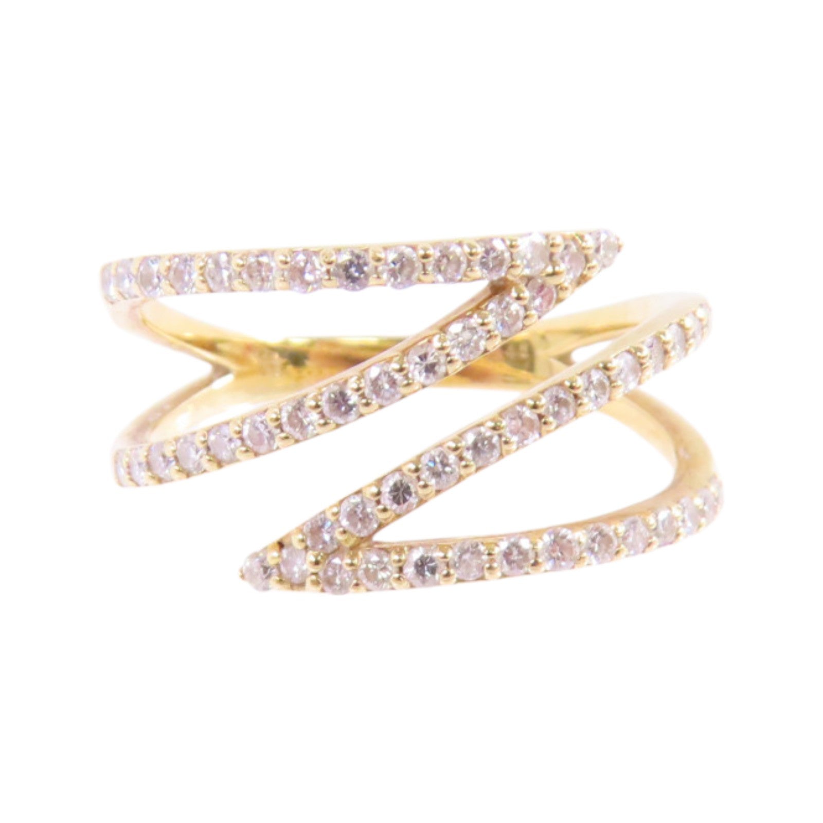 JEWELRY 18K黃金/鑽石Diamond Ring戒指US#6.25