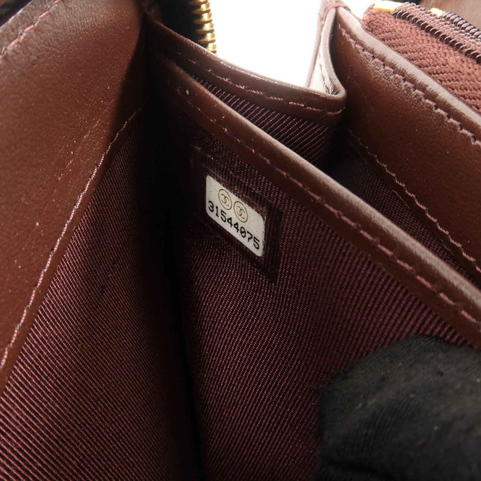 CHANEL 牛皮皮革Zipper Long Wallet長錢包