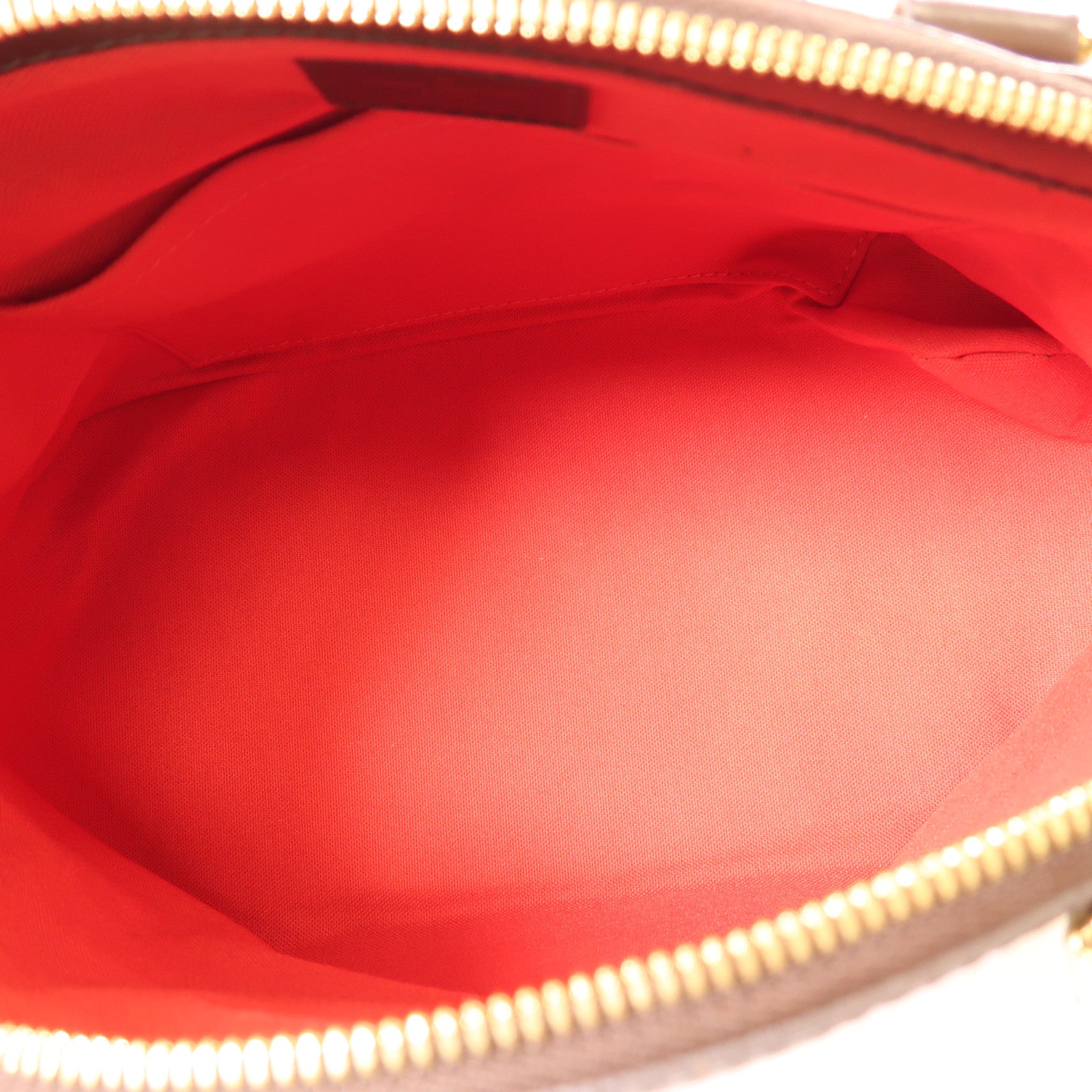 LOUIS VUITTON Damier Verona PM金扣肩背袋棕色