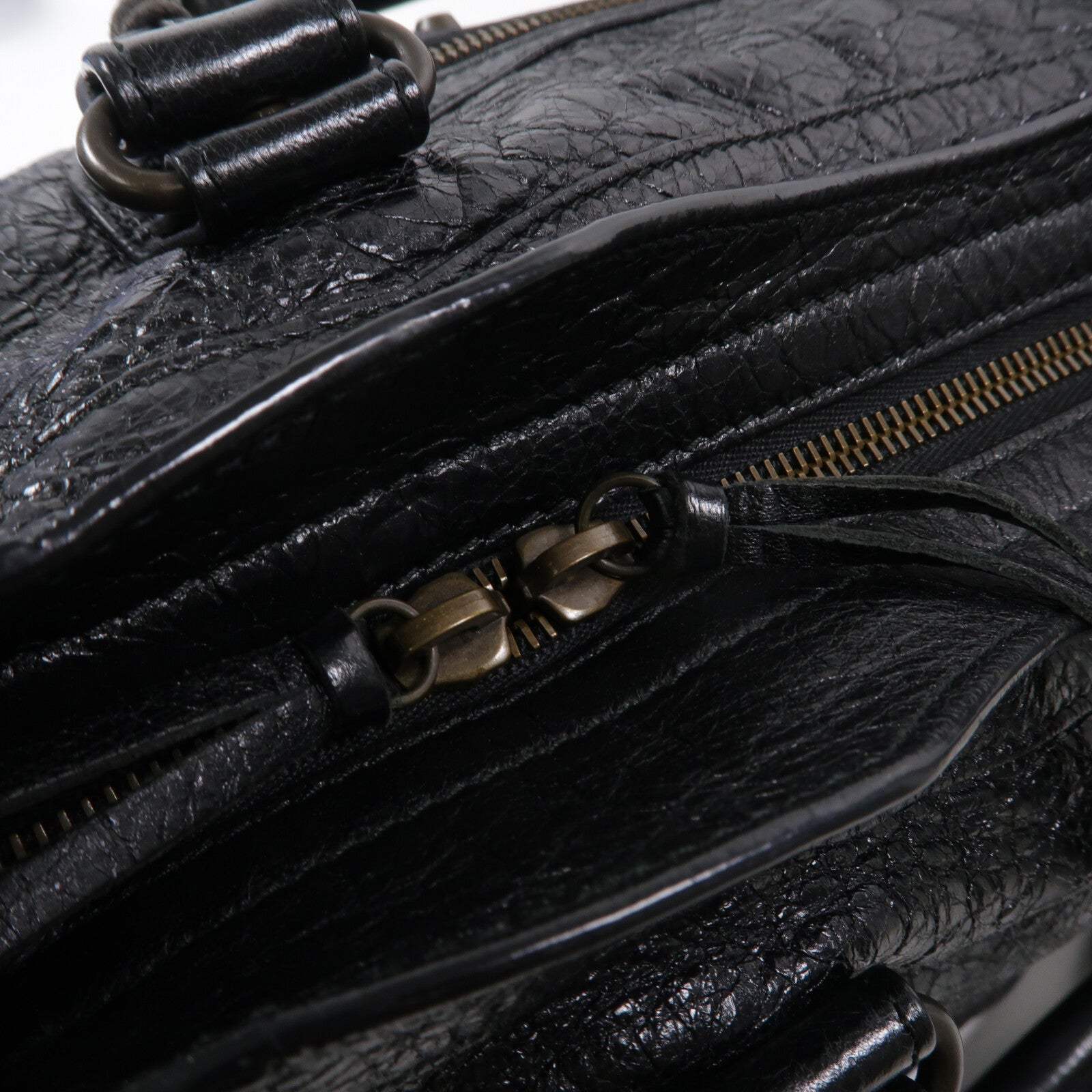 BALENCIAGA 羊皮皮革City手挽肩背兩用袋