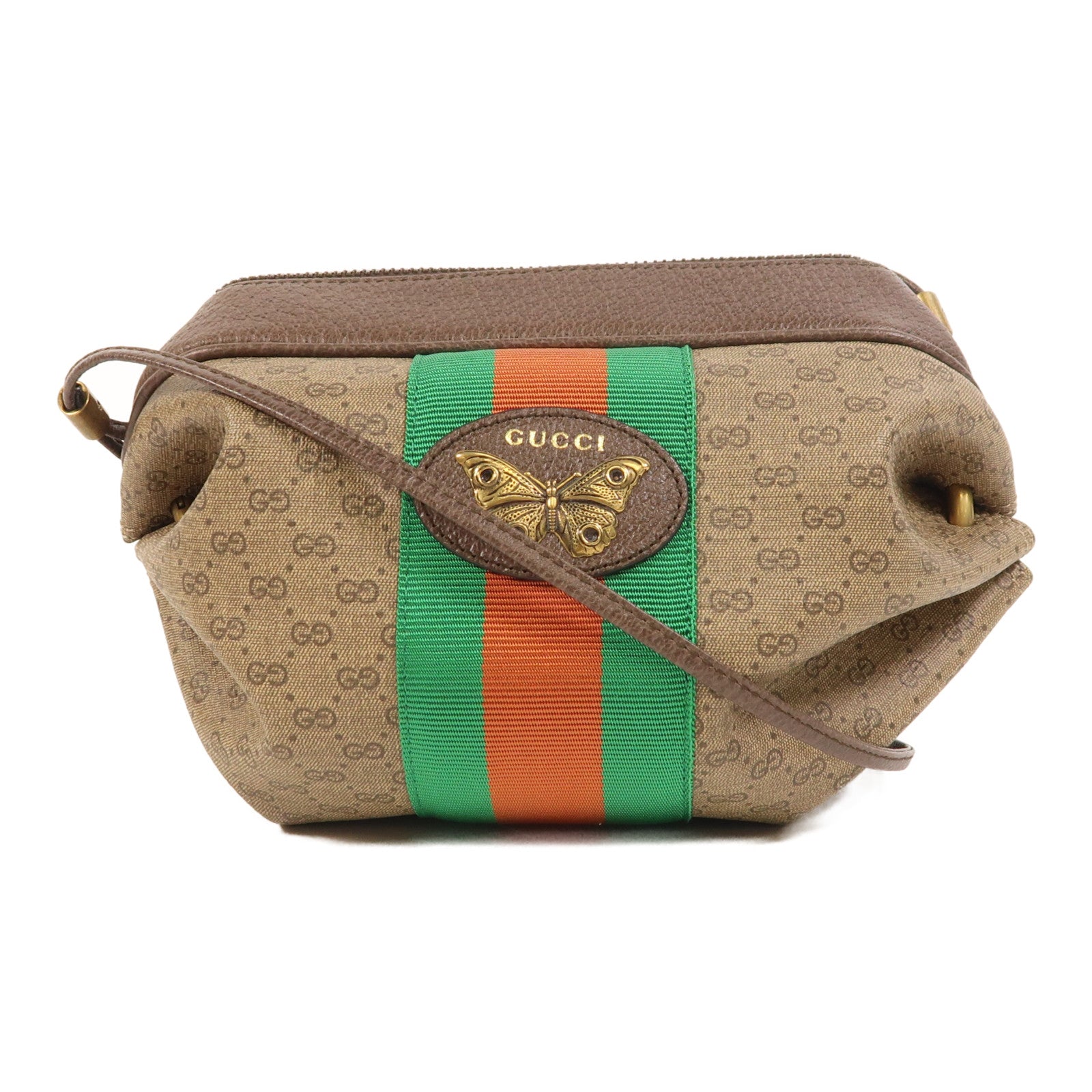GUCCI 【激減優惠】塗層帆布New Candy金扣肩背袋