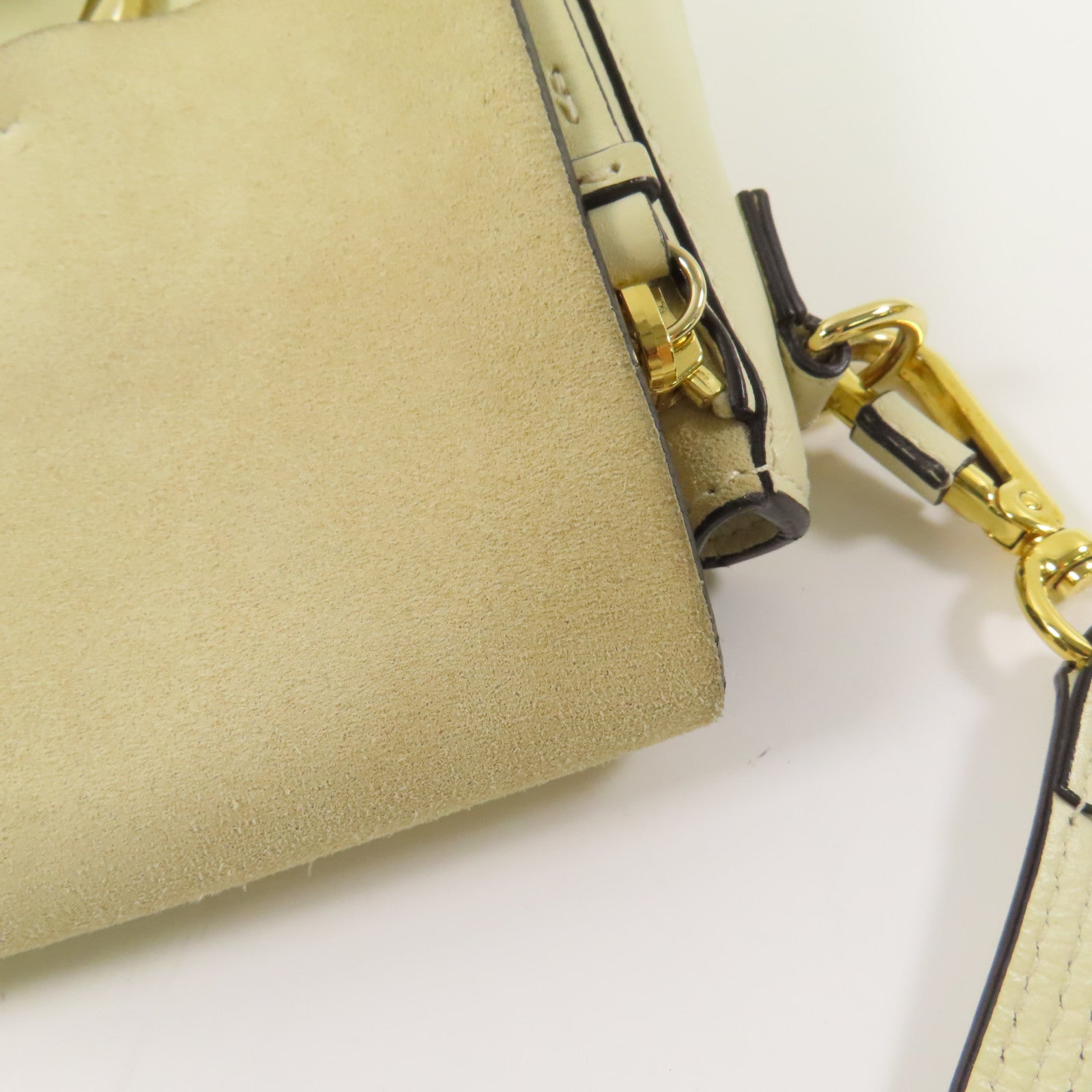 Chloe 麂皮皮革/牛皮皮革Rucksack金扣背包