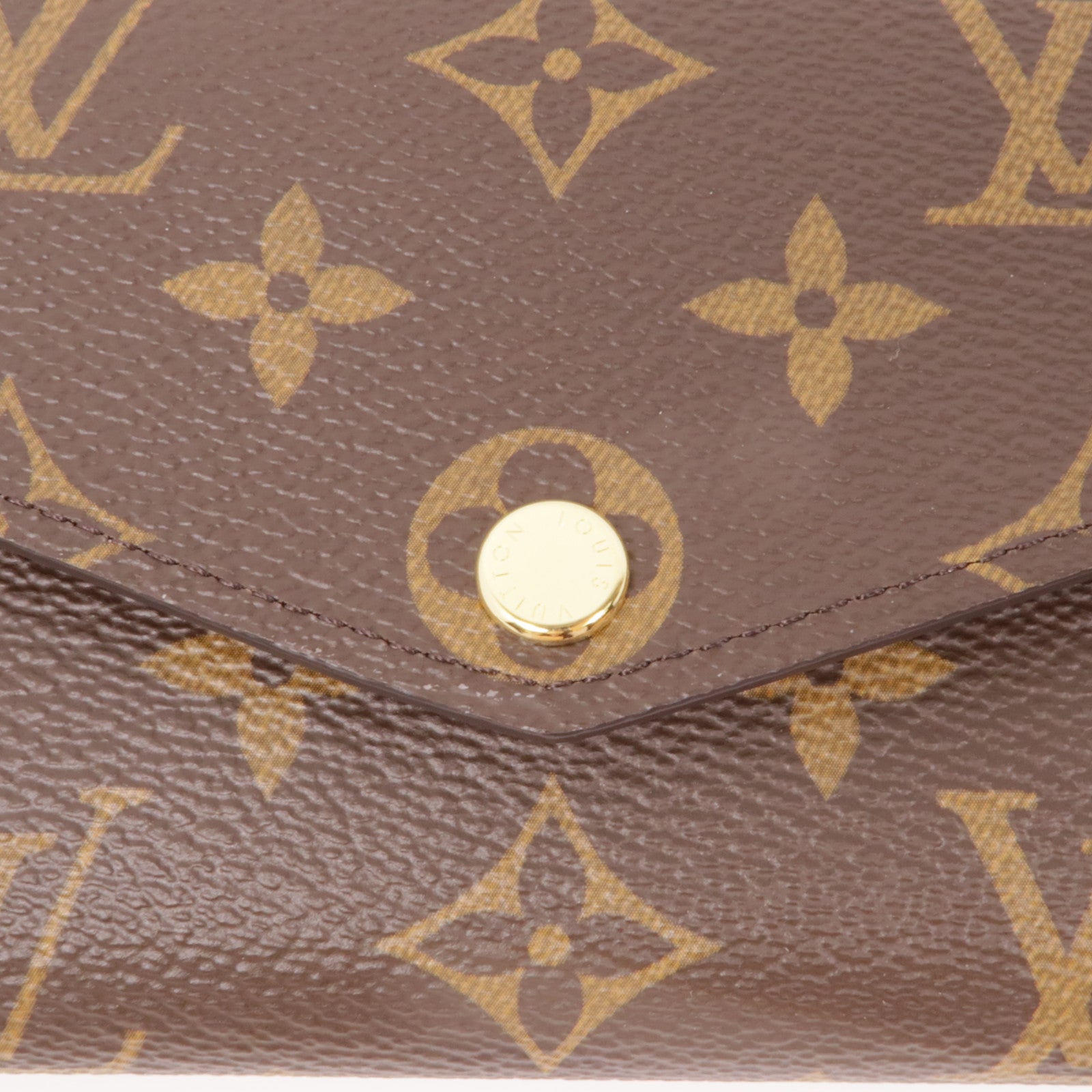 LOUIS VUITTON Monogram Sarah金扣長錢包