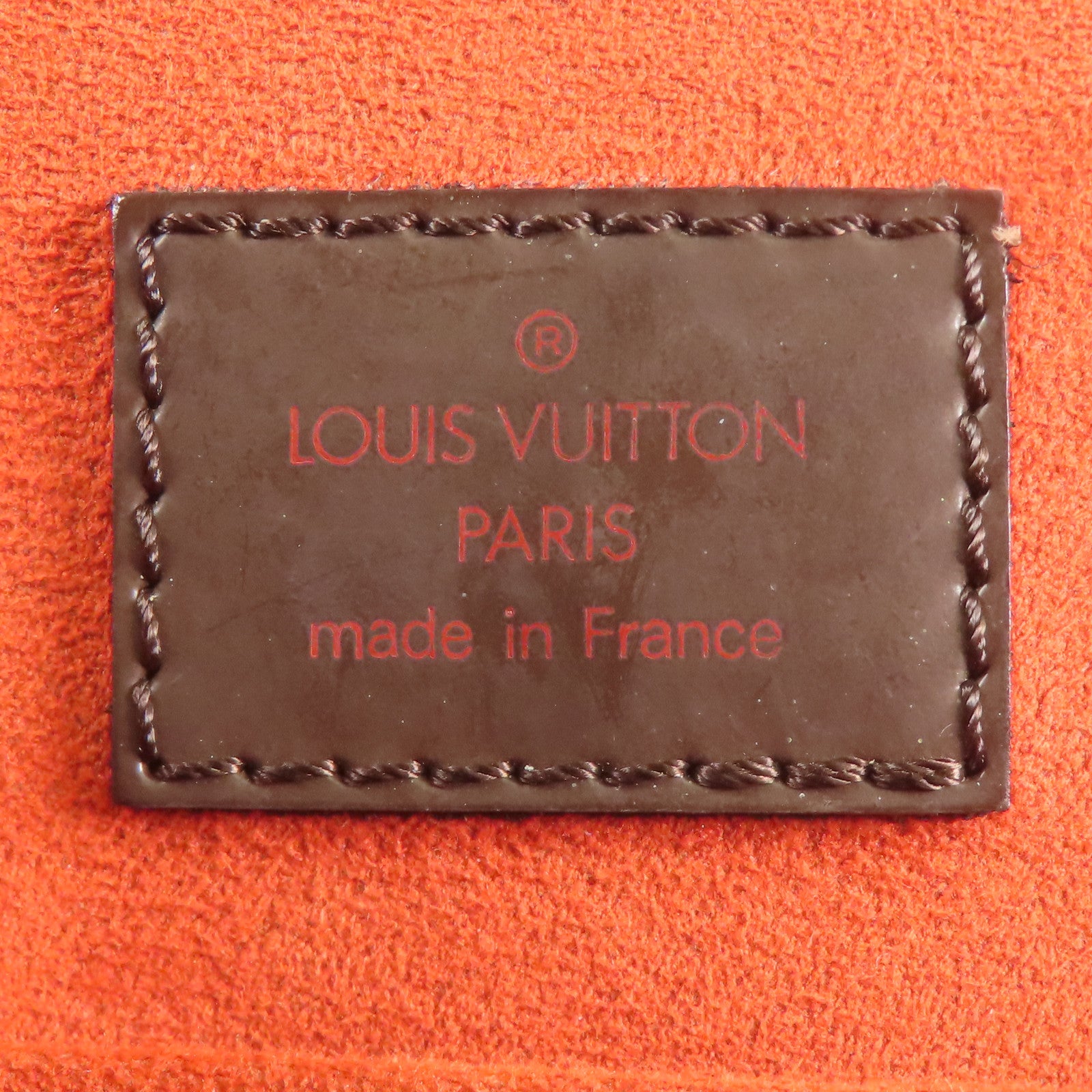 LOUIS VUITTON Damier Sac Plat金扣手挽袋
