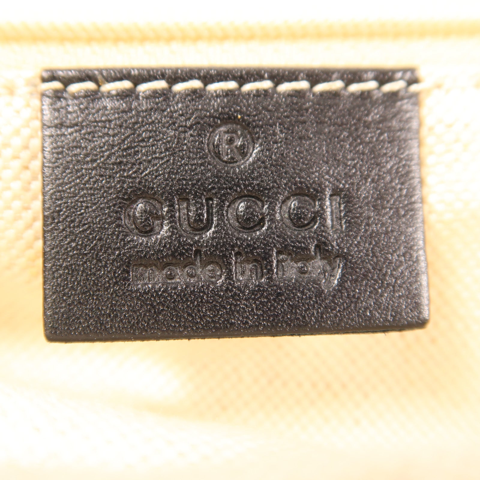 GUCCI 帆布Shoulder Bag金扣肩背袋