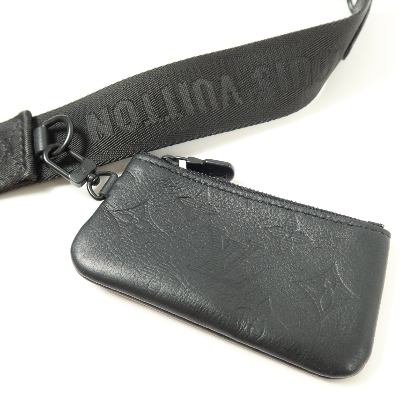 LOUIS VUITTON Monogram Shadow Trio Messenger肩背袋