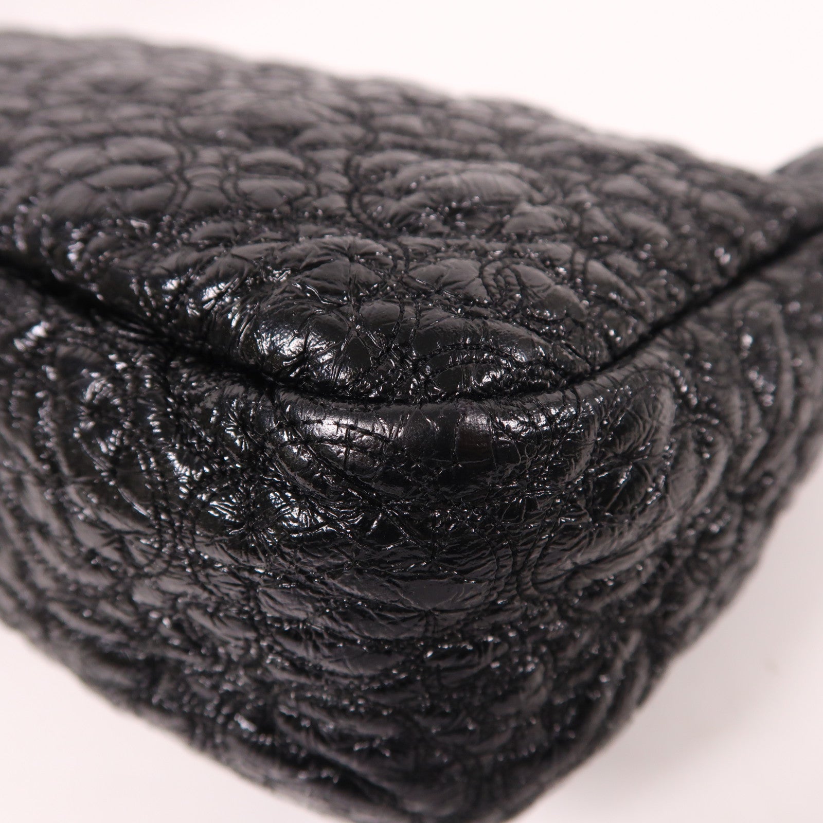 CHANEL 【激減優惠】皮革Shoulder Bag銀扣鏈帶肩背袋