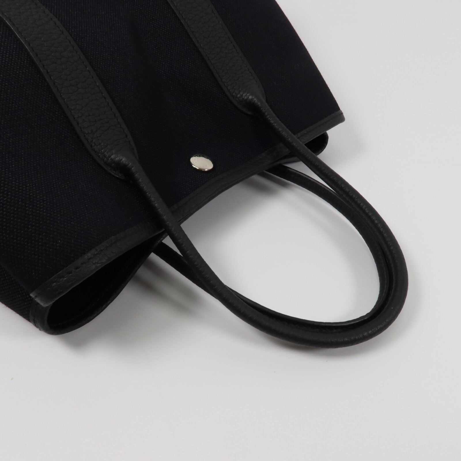 HERMES 帆布Garden Party TPM手挽袋Noir