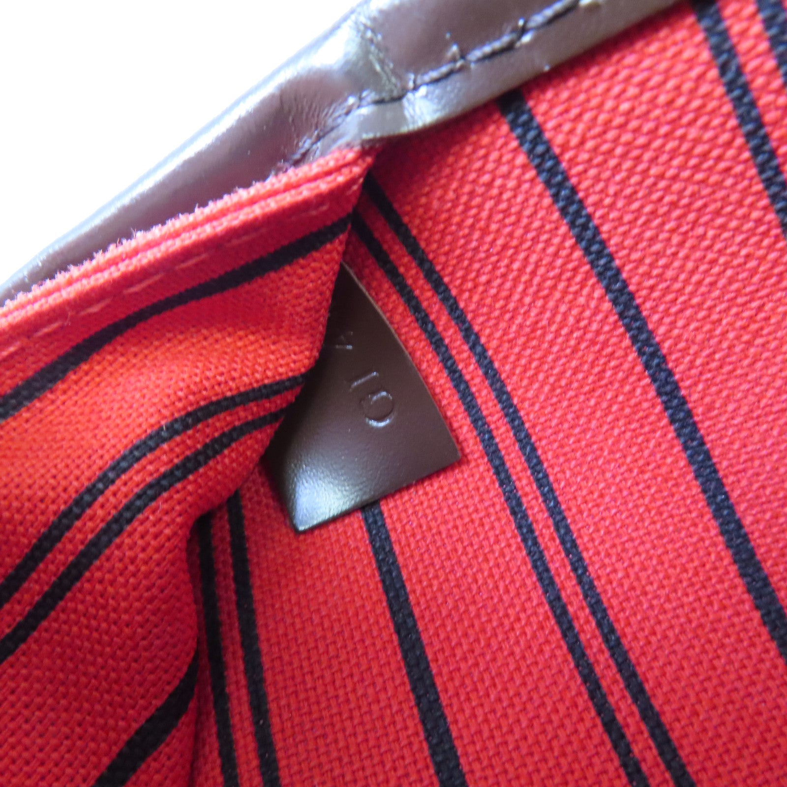 LOUIS VUITTON Damier Ebene Neverfull MM Tote Bag金扣肩背袋啡色