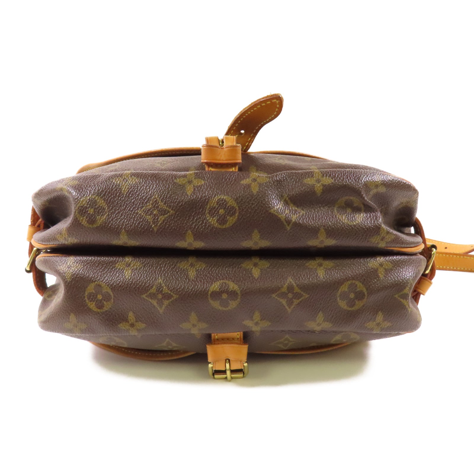LOUIS VUITTON Monogram Saumur 30金扣肩背袋