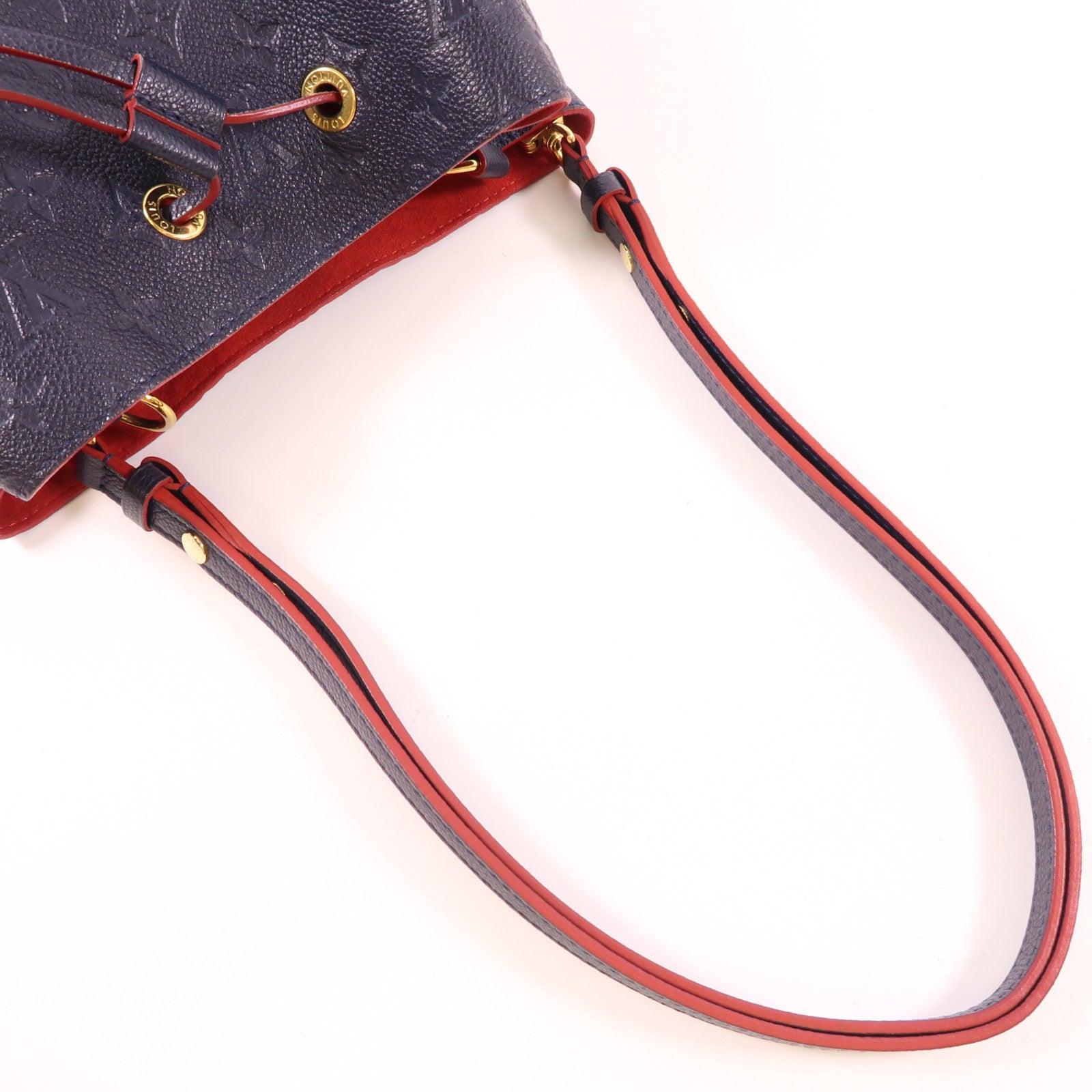 LOUIS VUITTON Monogram Empreinte Neo Noe MM金扣手挽肩背袋