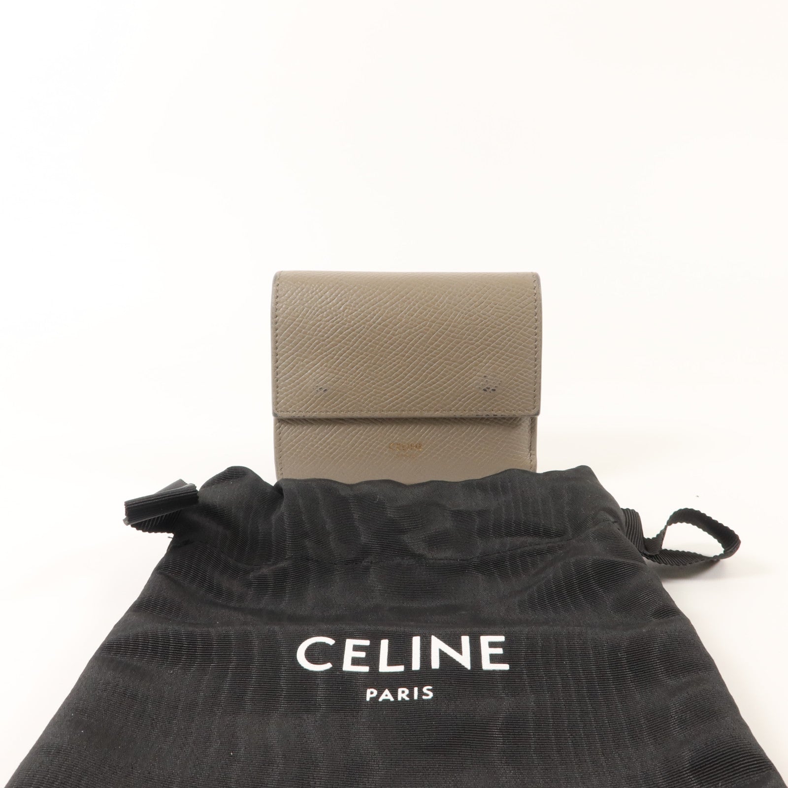 CELINE 牛皮皮革Trifold Wallet錢包
