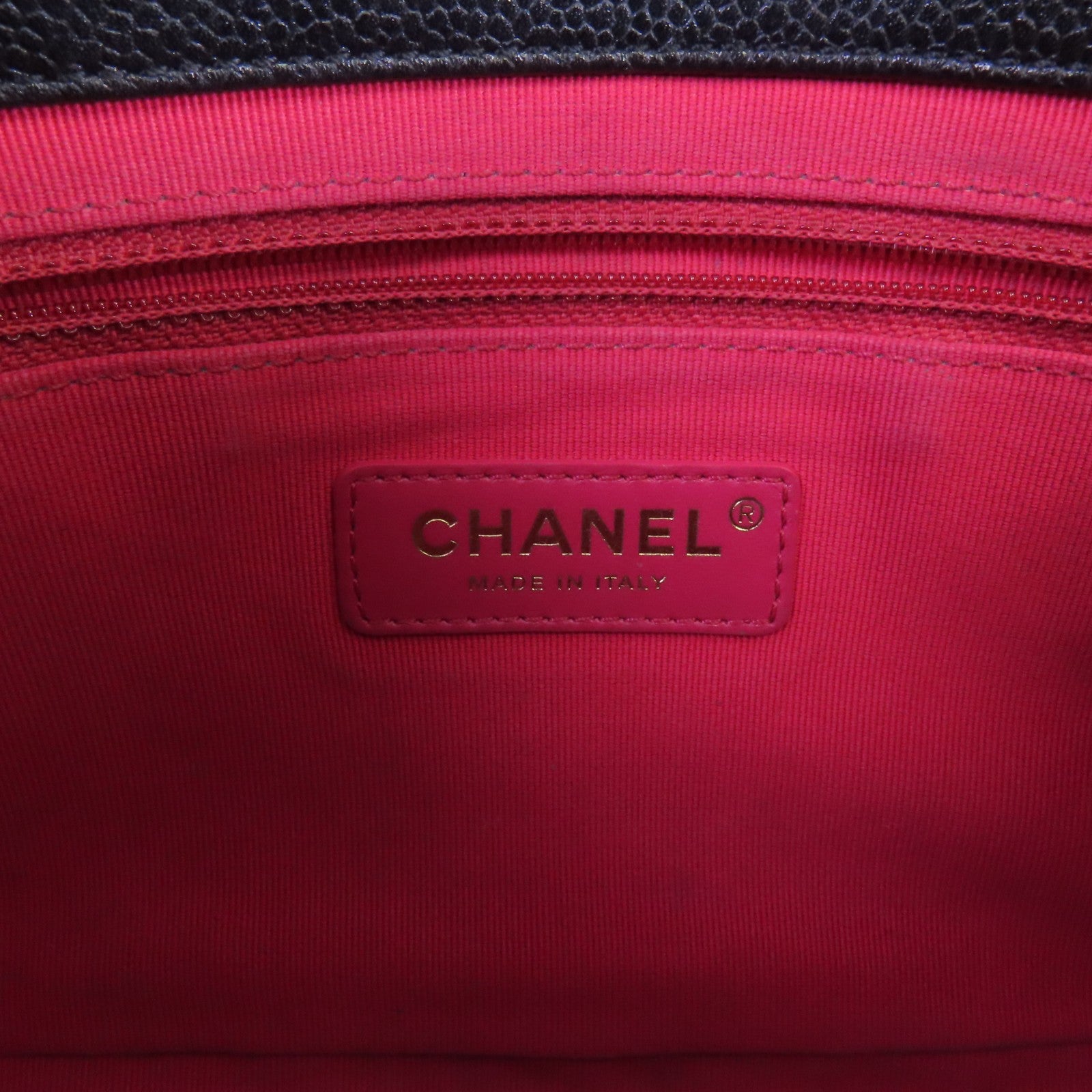 CHANEL 牛皮皮革Chain Shoulder Bag金扣鏈帶肩背袋