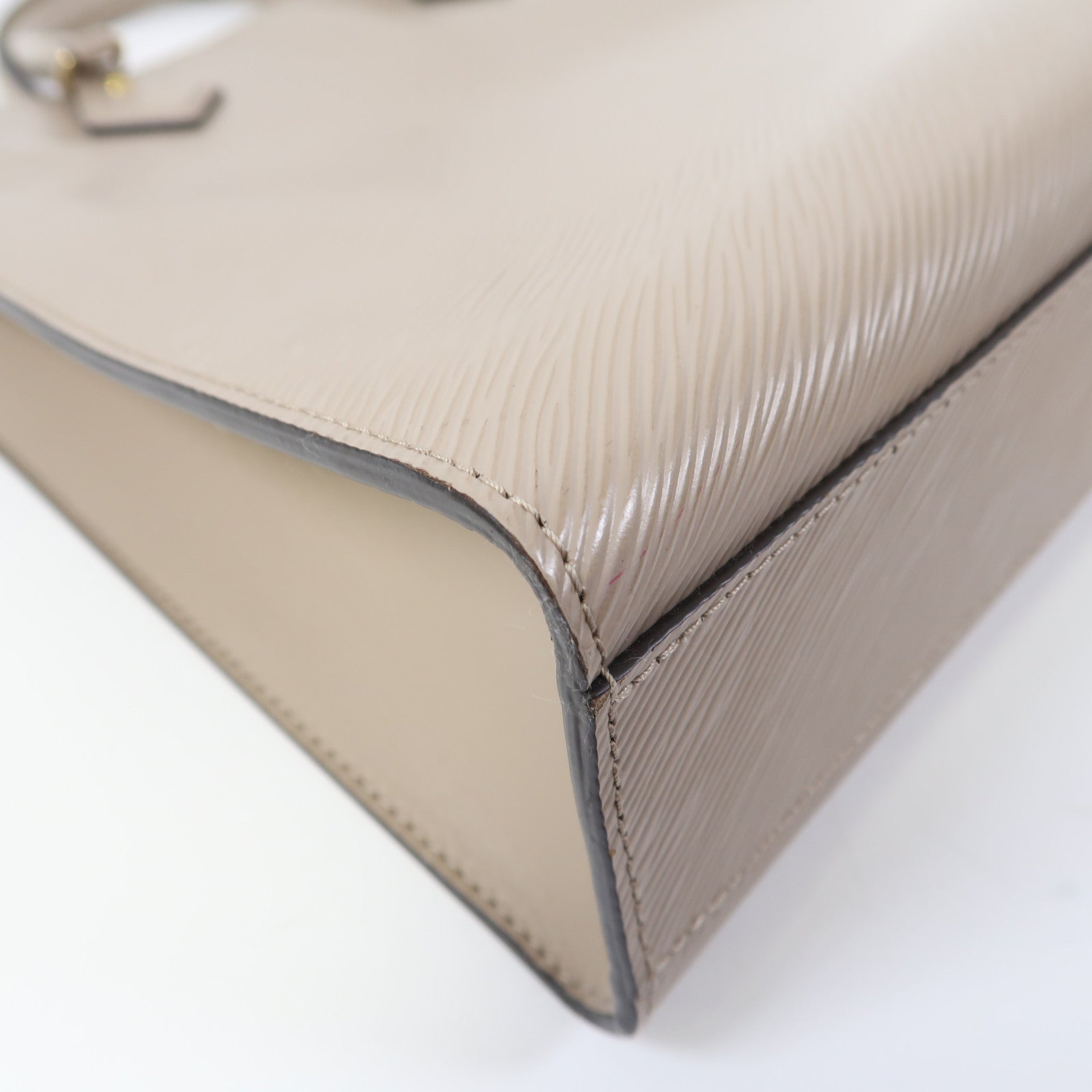 LOUIS VUITTON (PRICE DOWN) LV GHW Sac Plat PM 2 Way Shoulder Bag M58658 Epi Khaki
