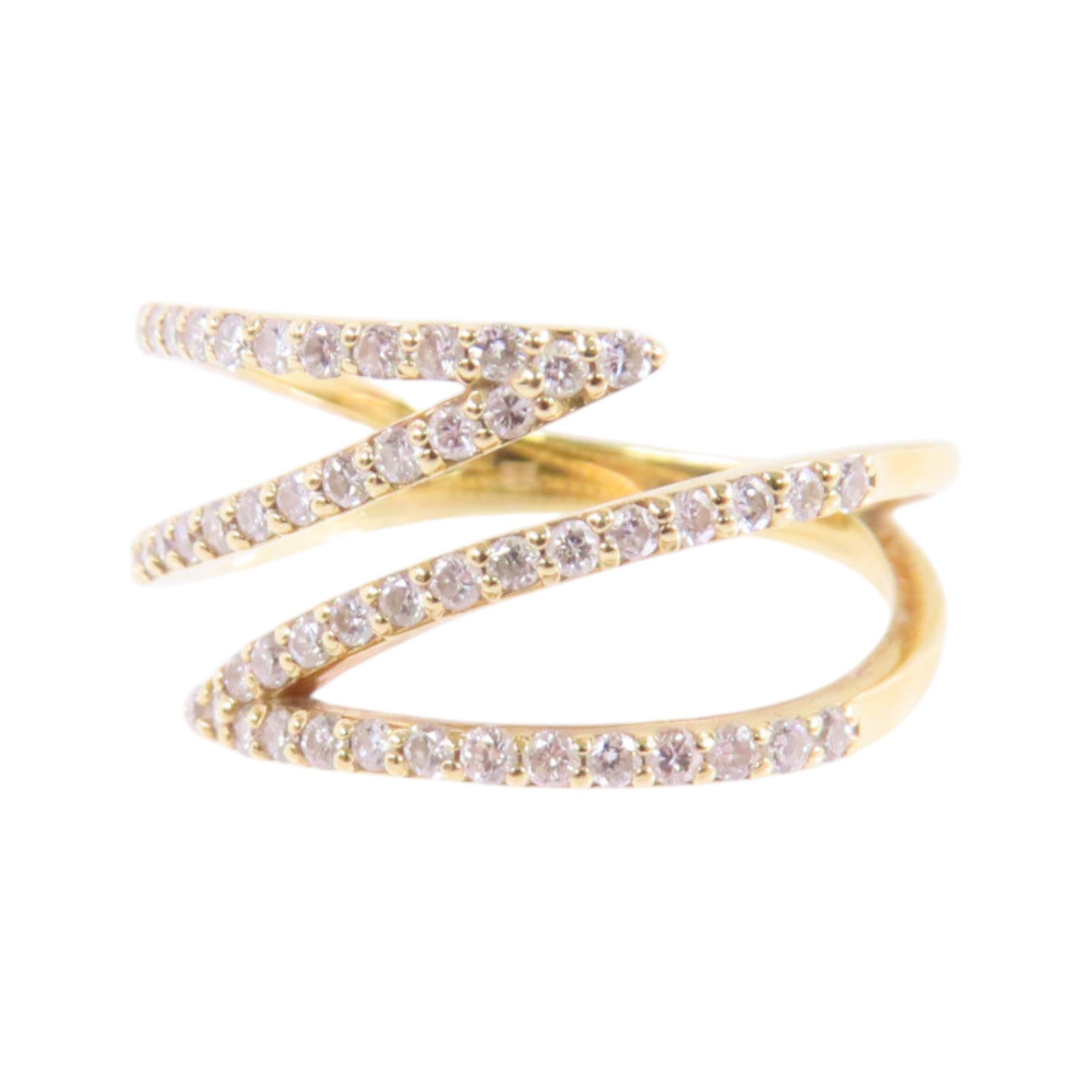 JEWELRY 18K黃金/鑽石Diamond Ring戒指US#6.25