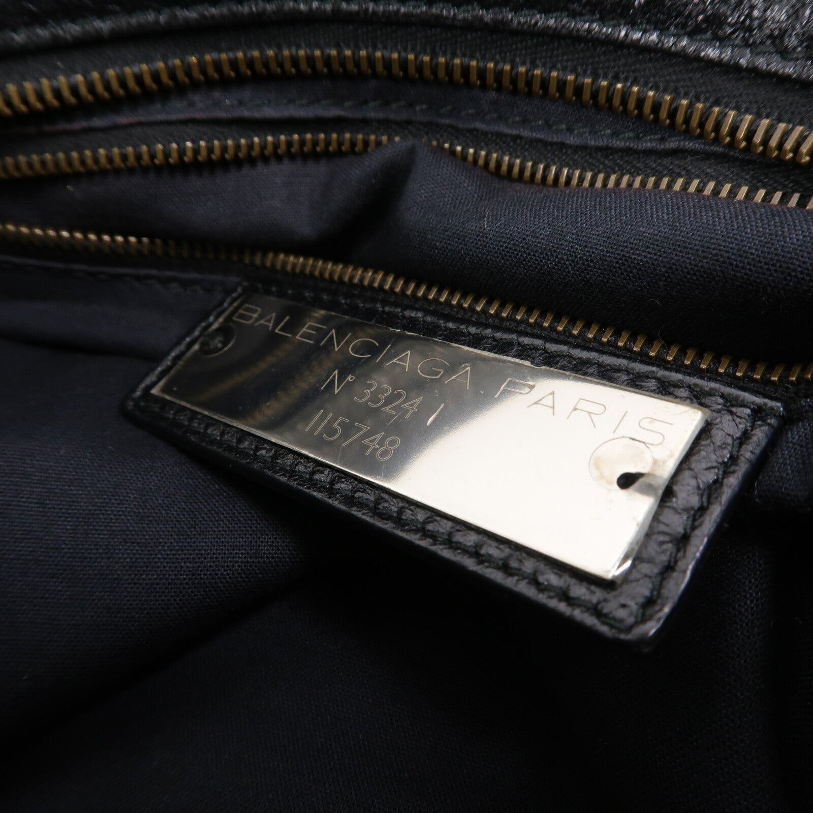 BALENCIAGA 羊皮皮革City手挽肩背兩用袋