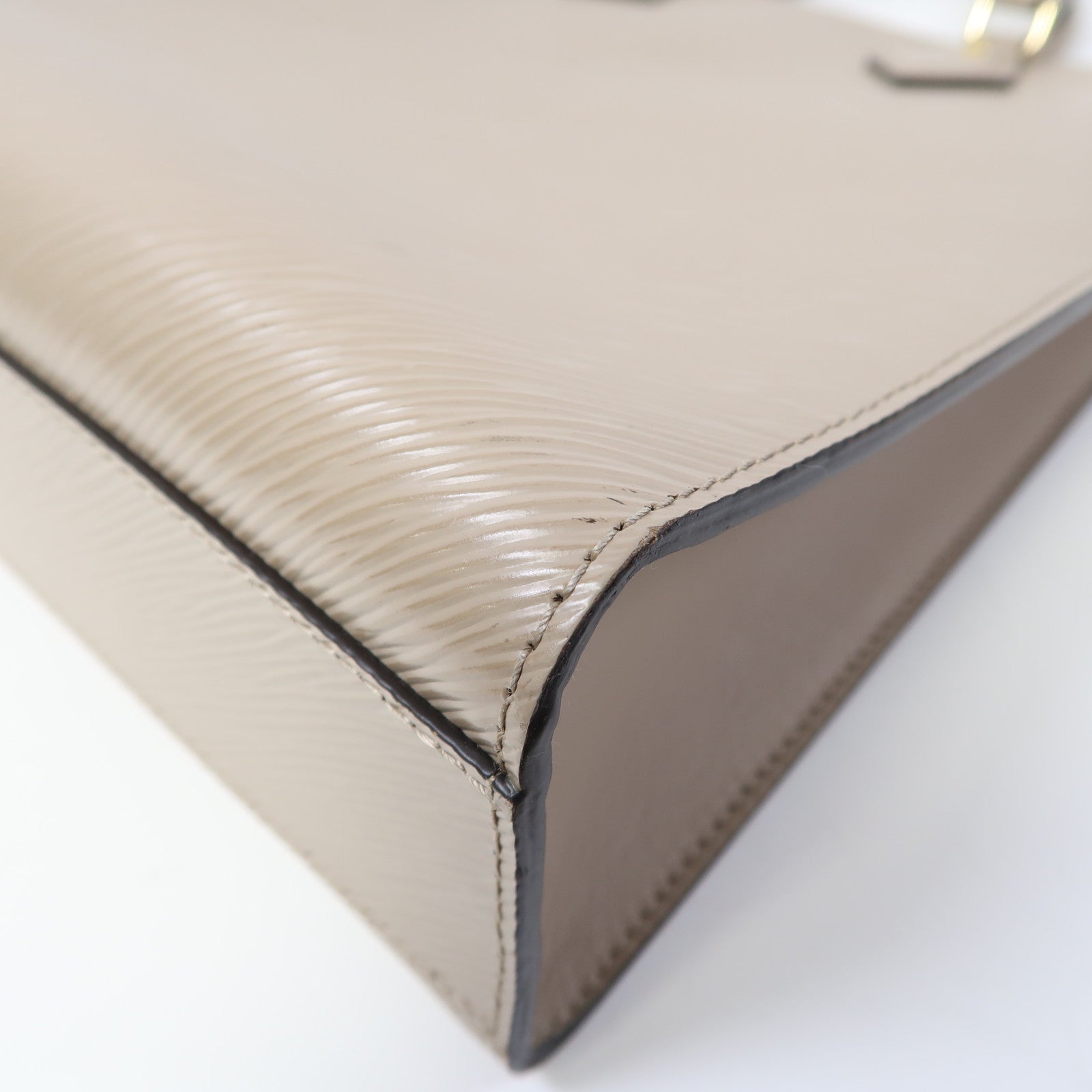 LOUIS VUITTON (PRICE DOWN) LV GHW Sac Plat PM 2 Way Shoulder Bag M58658 Epi Khaki