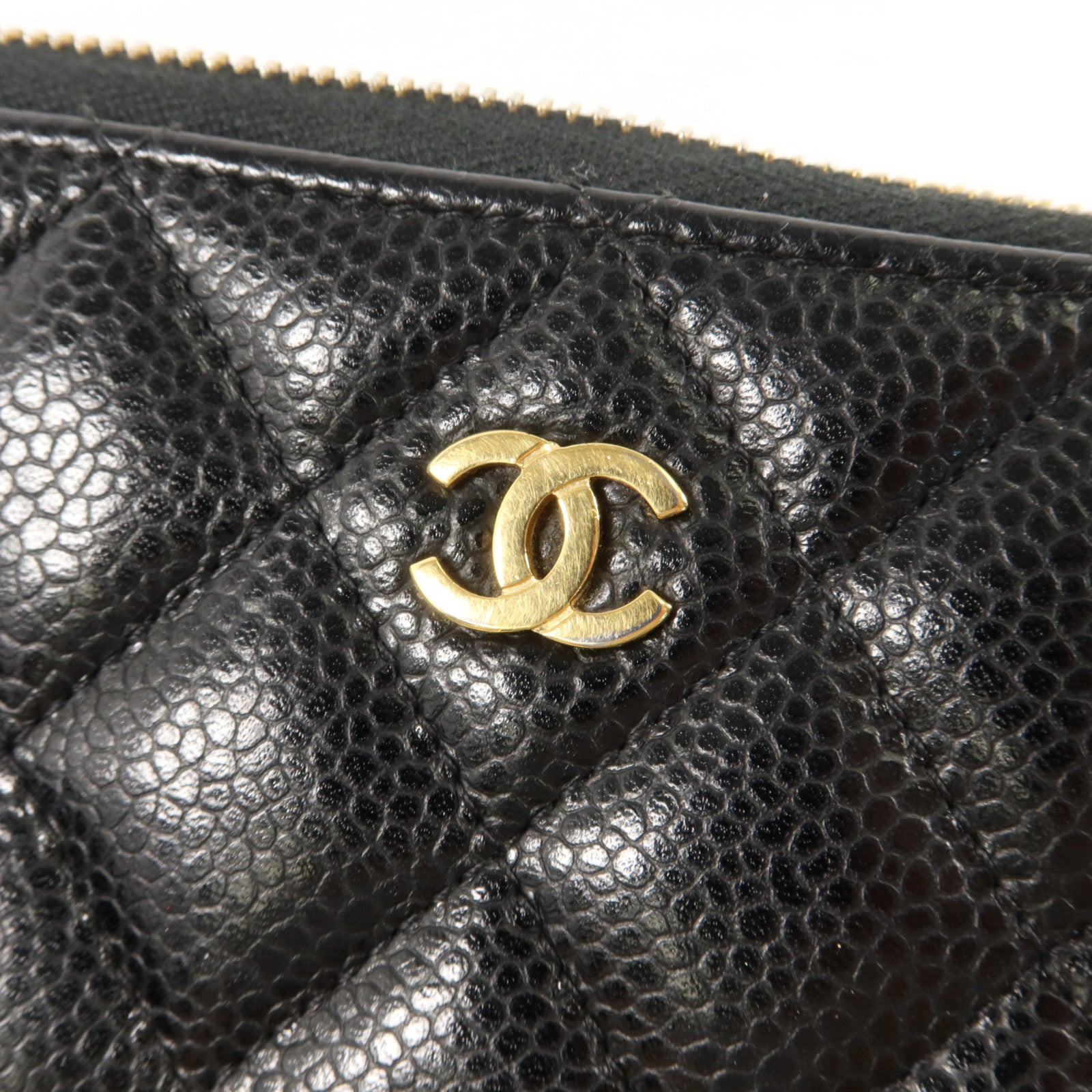 CHANEL 牛皮皮革Zipper Long Wallet長錢包