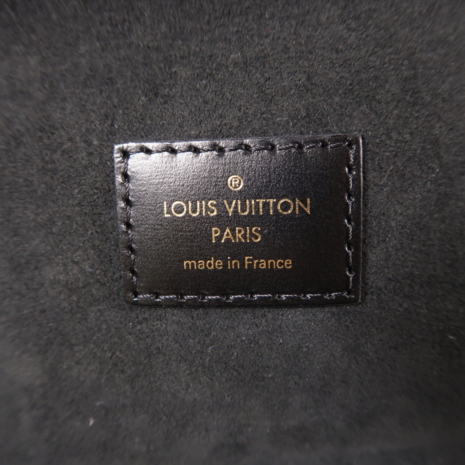 LOUIS VUITTON Monogram Reverse Vanity PM金扣手挽肩背兩用袋棕色