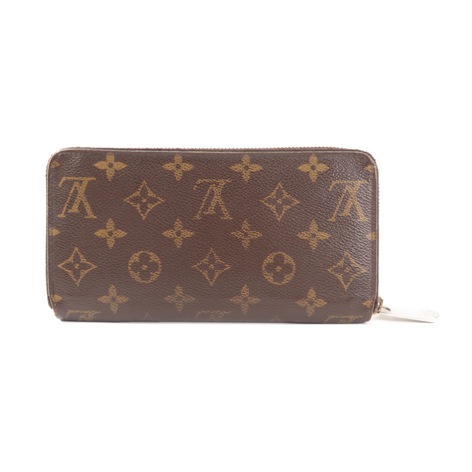 LOUIS VUITTON Monogram Long Wallet銀扣/金扣長錢包啡色