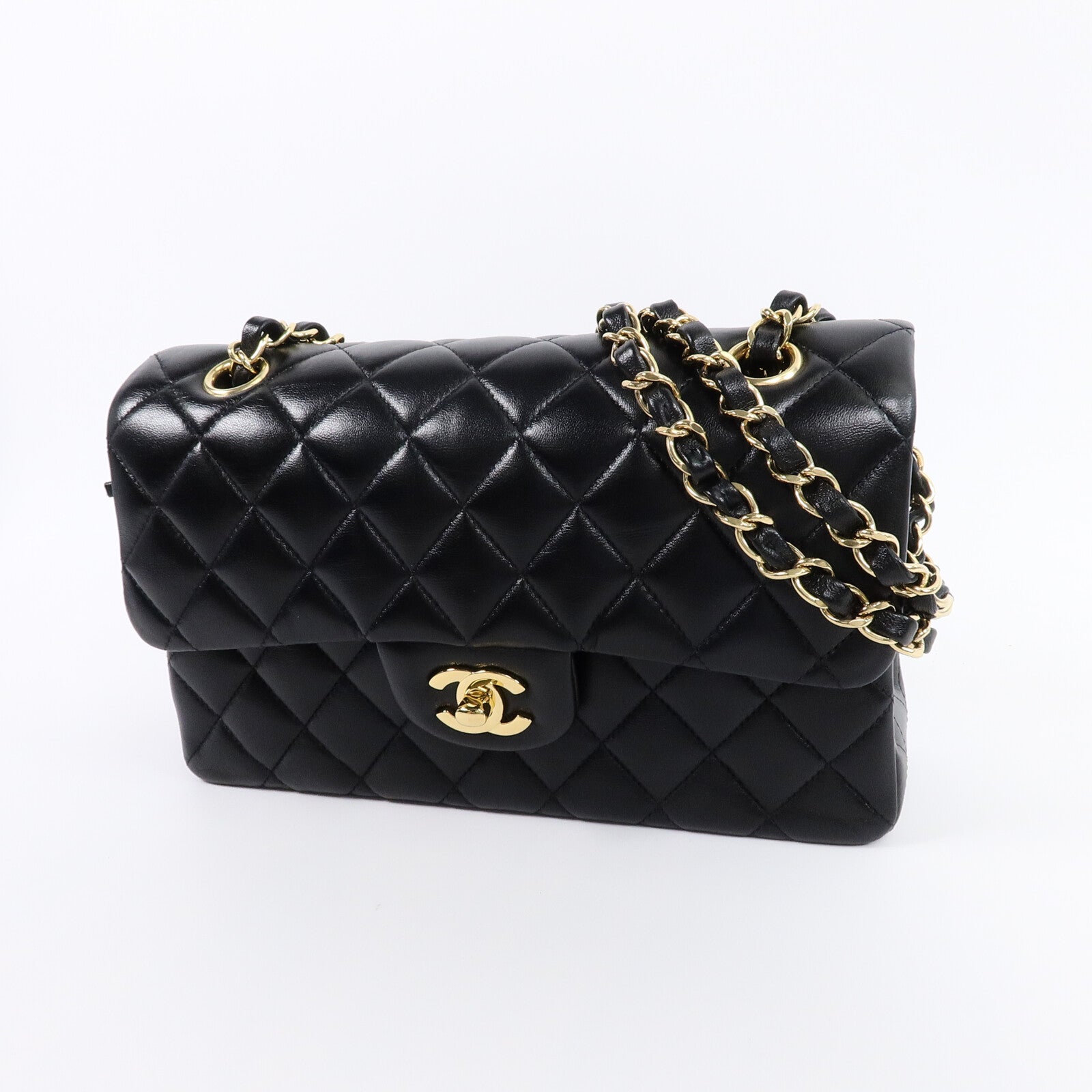 CHANEL 羊皮皮革Classic 23鏈帶肩背袋
