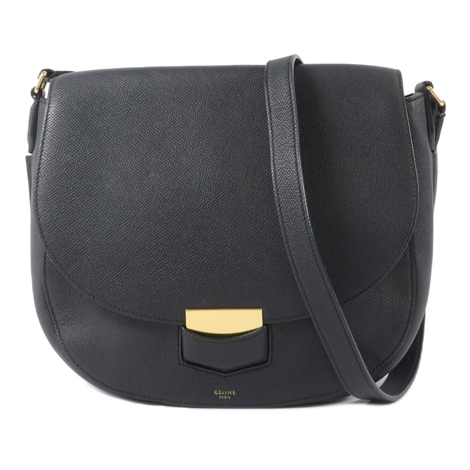 CELINE 牛皮皮革Trotter肩背袋