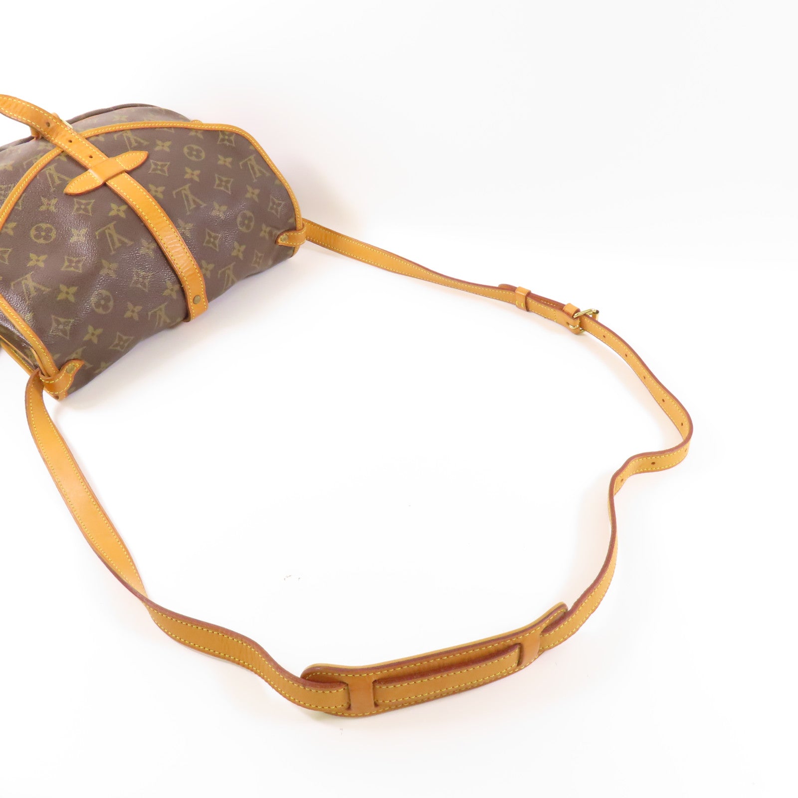 LOUIS VUITTON Monogram Saumur 30金扣肩背袋