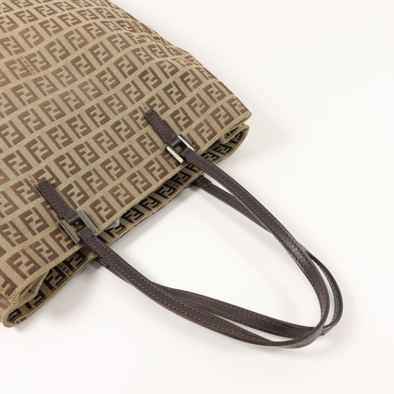 FENDI 牛皮皮革/帆布Vintage Hand Bag手挽袋