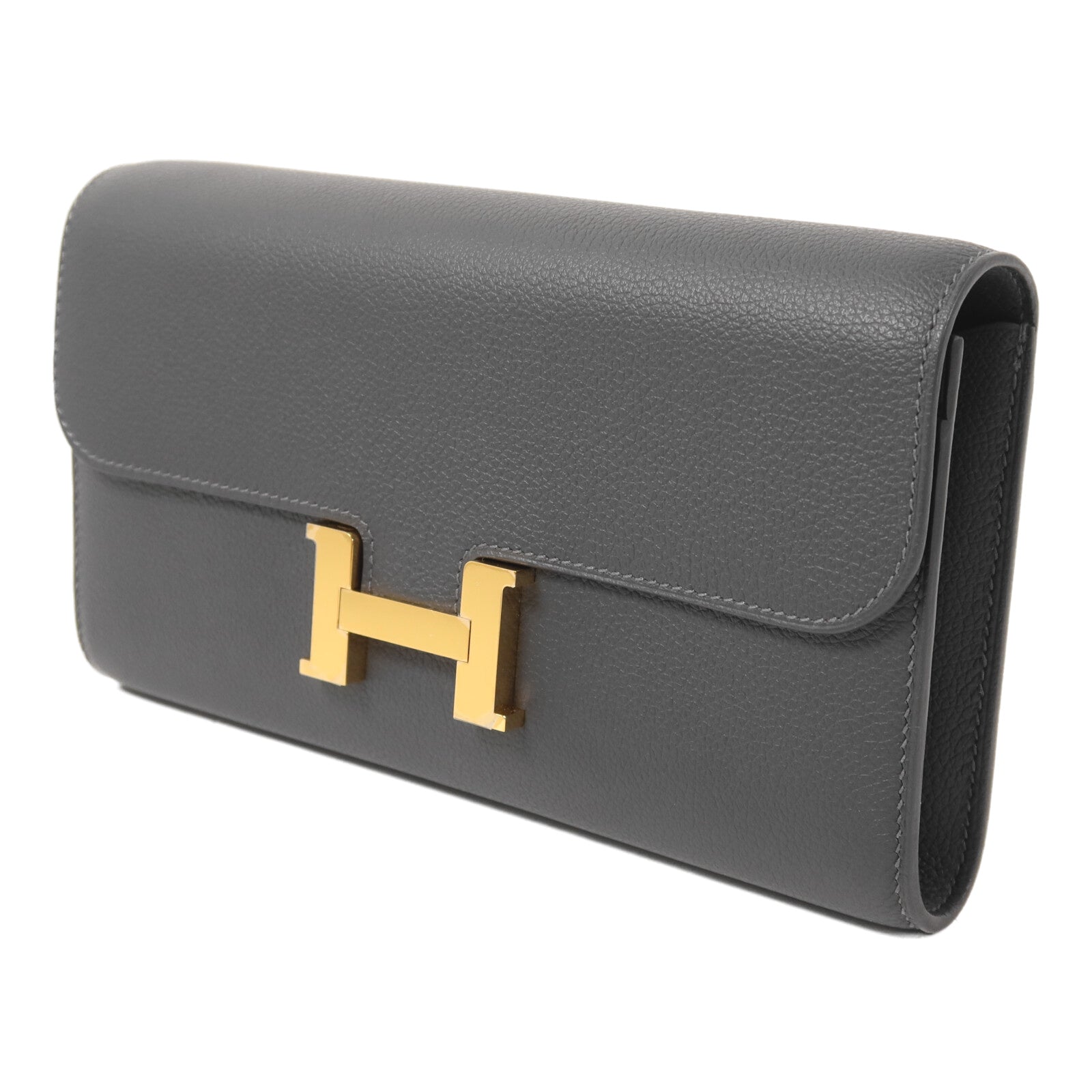 HERMES Evercolor皮革Constance To Go肩背袋Ardoise