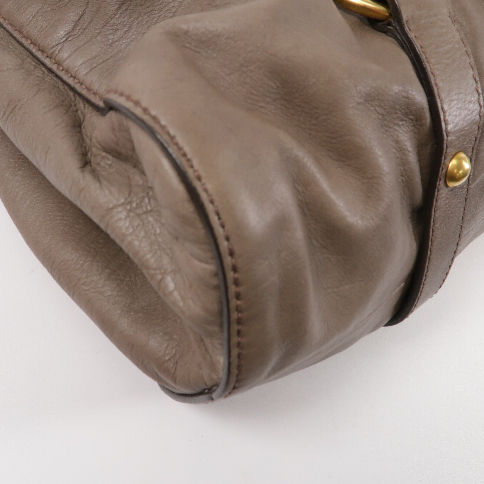 Miu Miu 牛皮皮革2 Way Shoulder手挽肩背兩用袋
