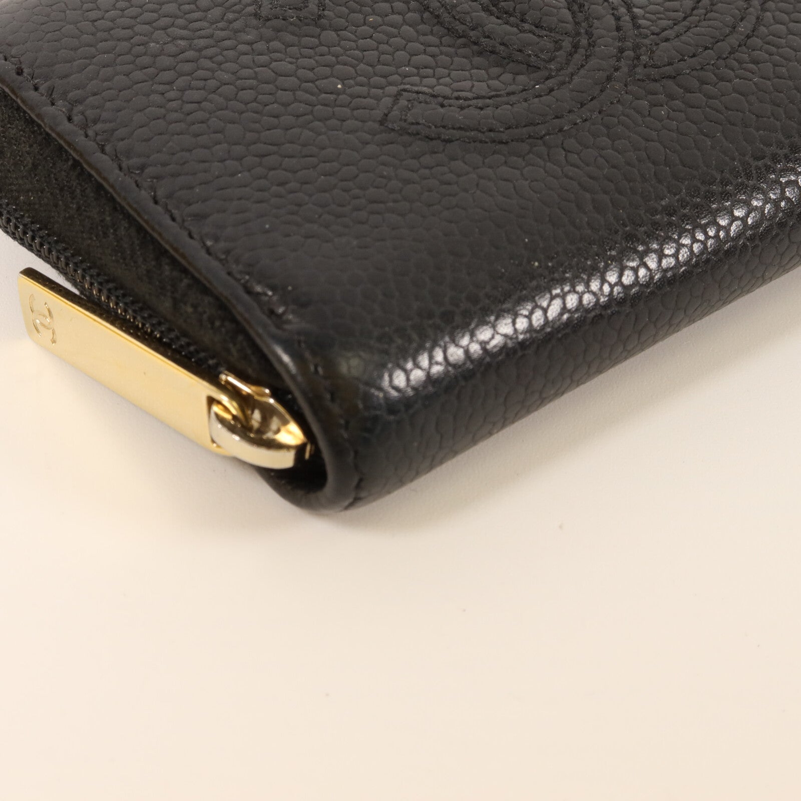CHANEL 牛皮皮革Zipper Card Case卡片套