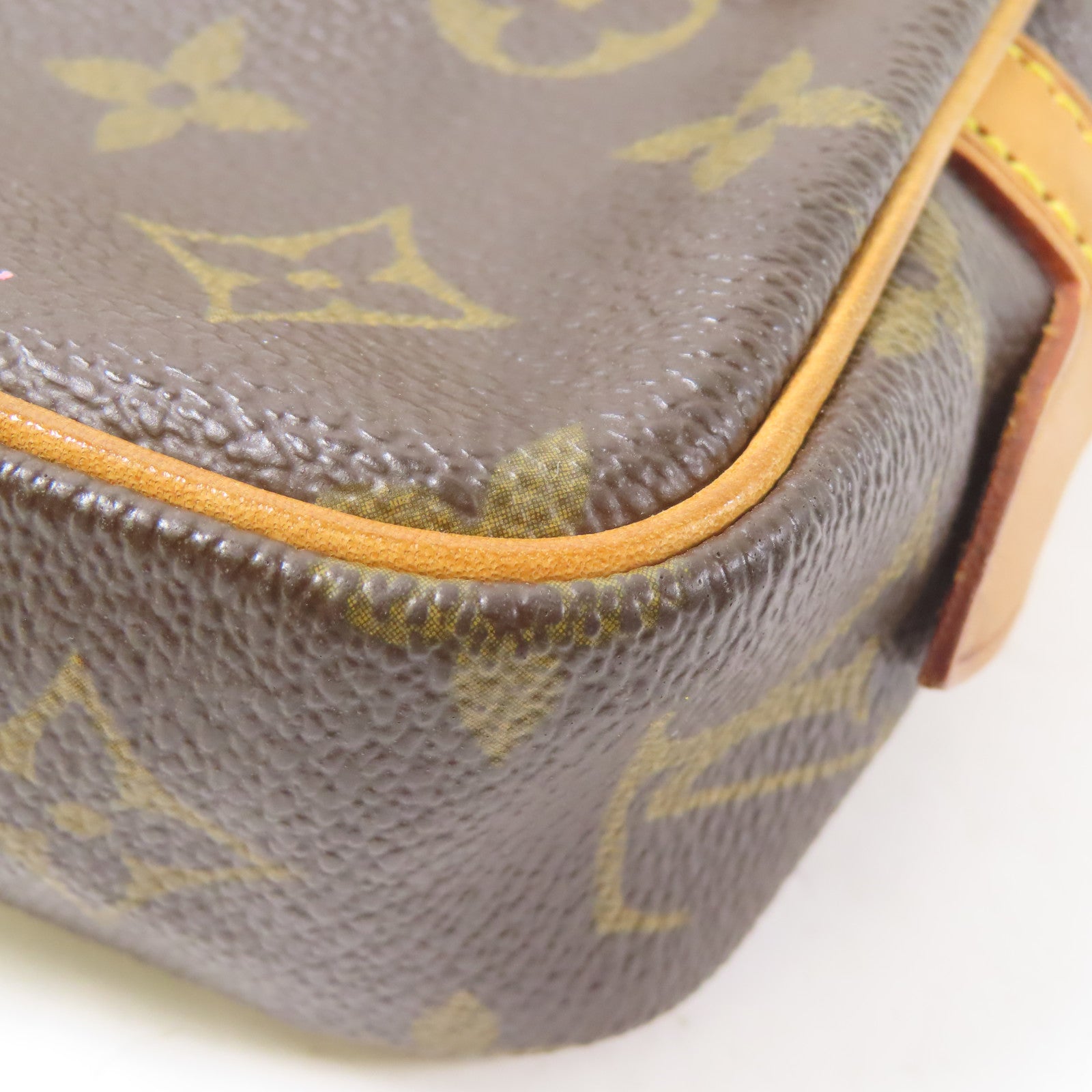 LOUIS VUITTON Monogram Pochette Marly Bando金扣肩背袋啡色