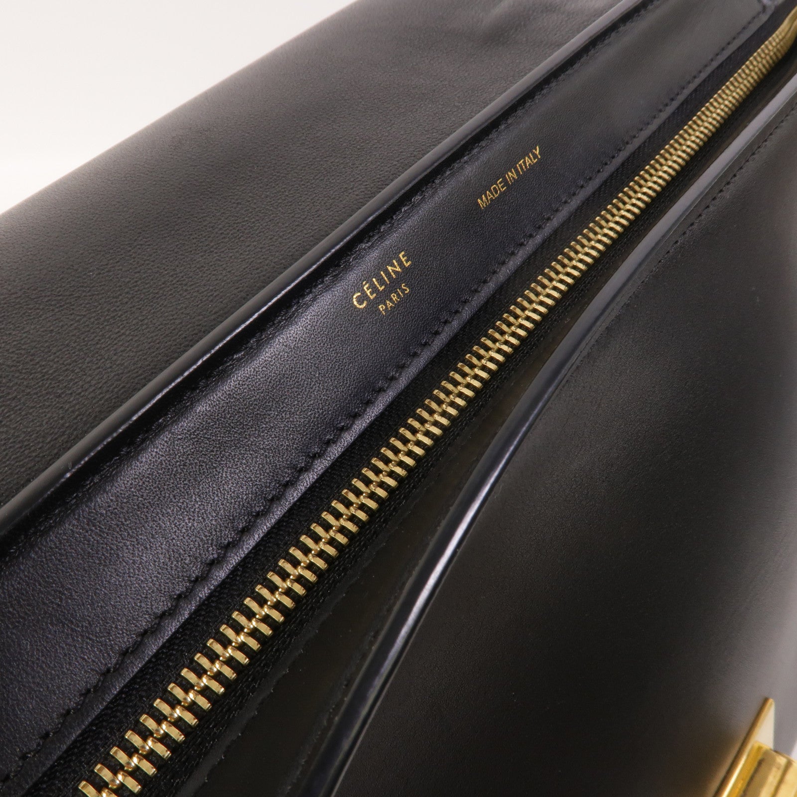 CELINE 牛皮皮革Trapeze手挽肩背兩用袋
