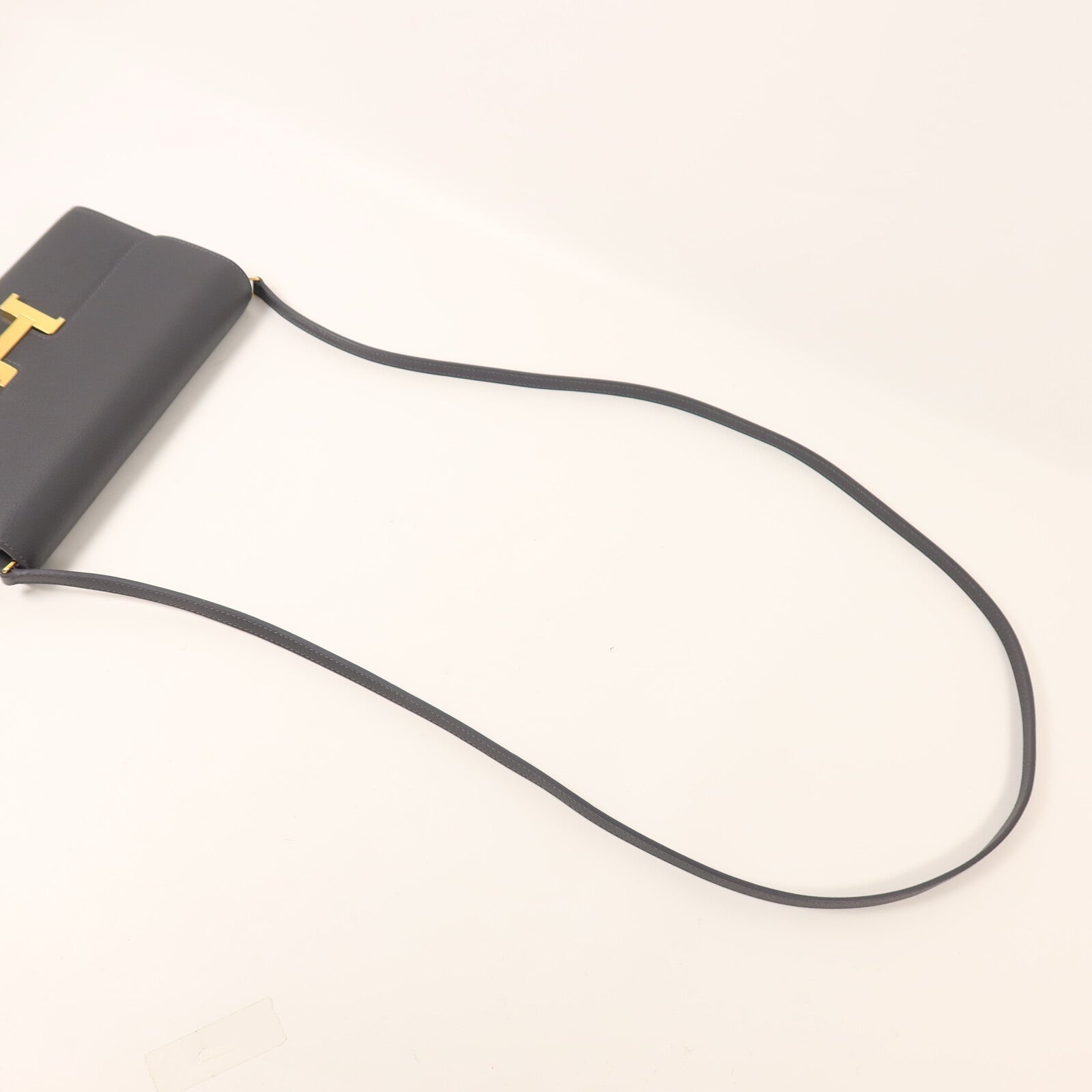 HERMES Evercolor皮革Constance To Go肩背袋Ardoise