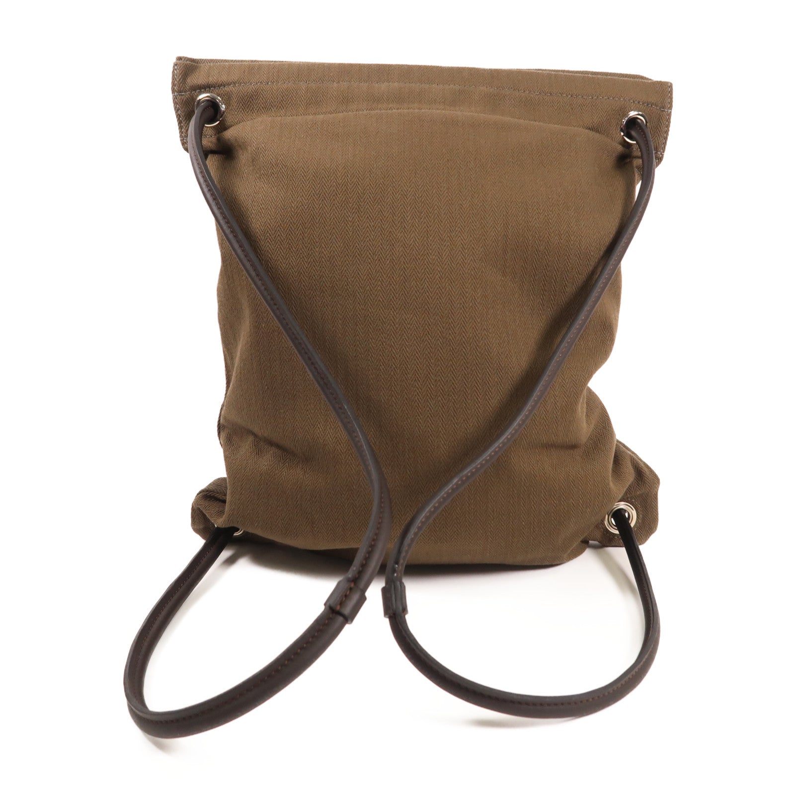 HERMES 帆布/皮革Maline Grooming Bag背包